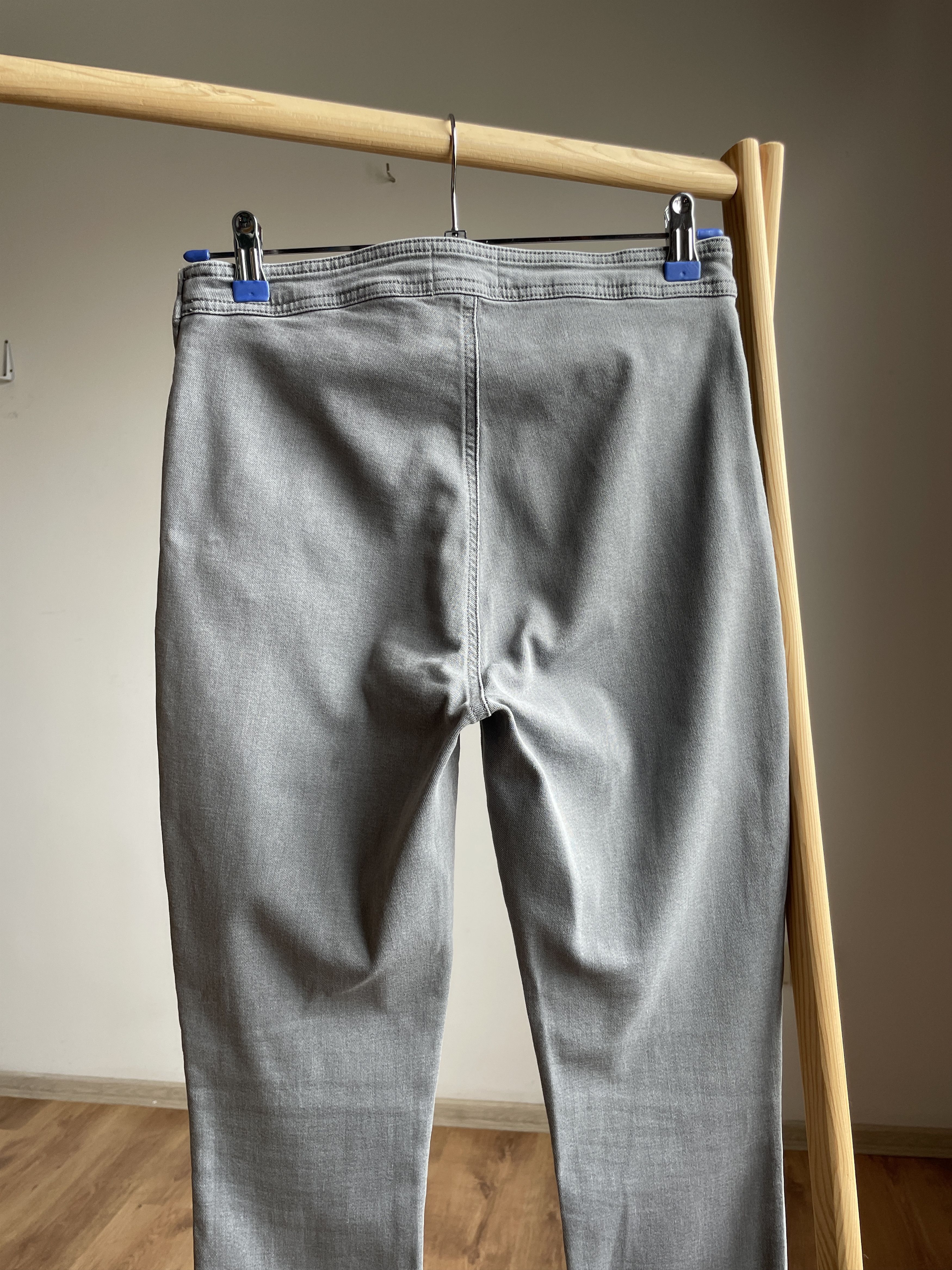 Sezane Sezane Clara Side Zip Womens Grey Denim Size EUR 36 Size 25" / US 0 / IT 36 - 4 Thumbnail