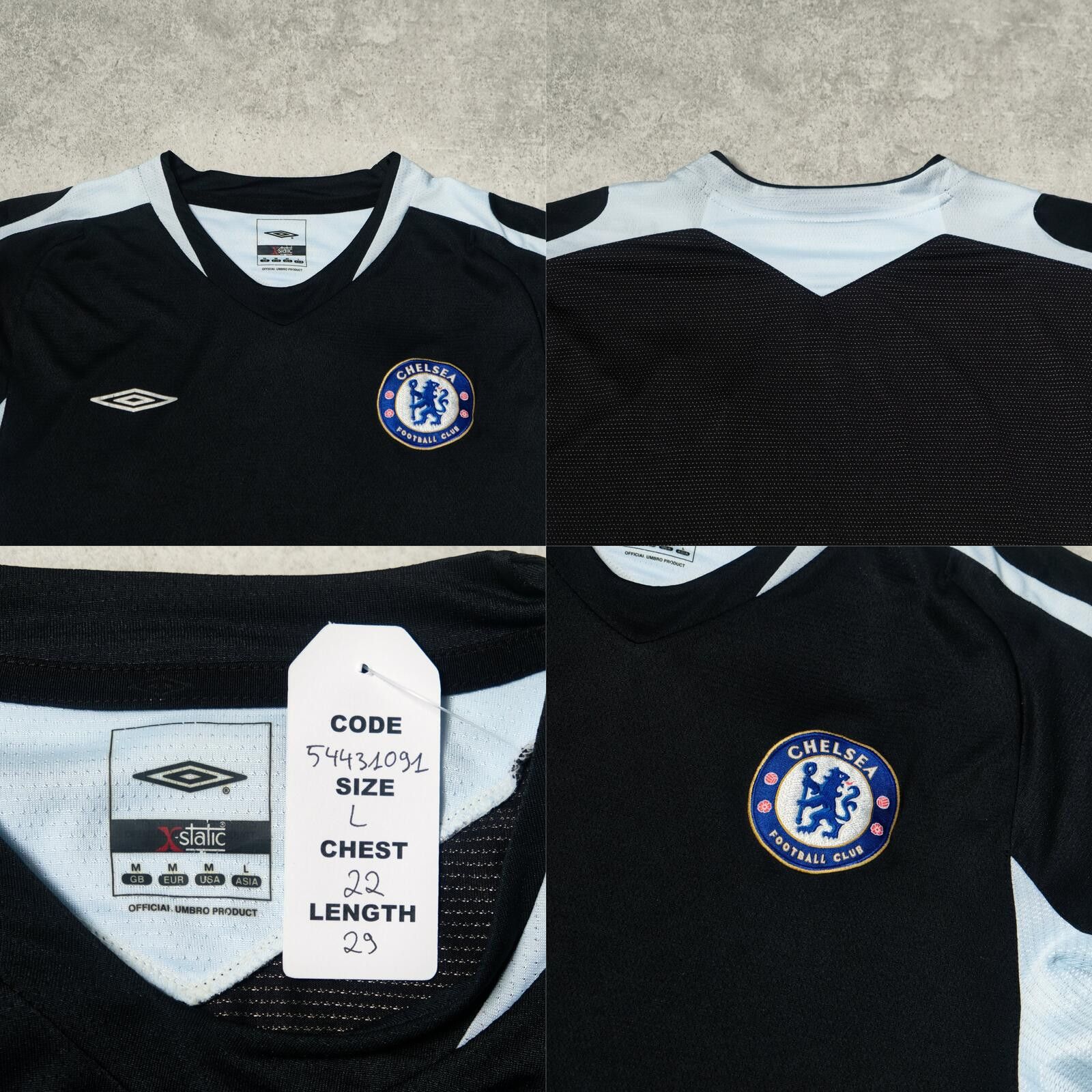 Umbro 2005/06 Chelsea Training Shirt Umbro (L) Size US L / EU 52-54 / 3 - 4 Thumbnail