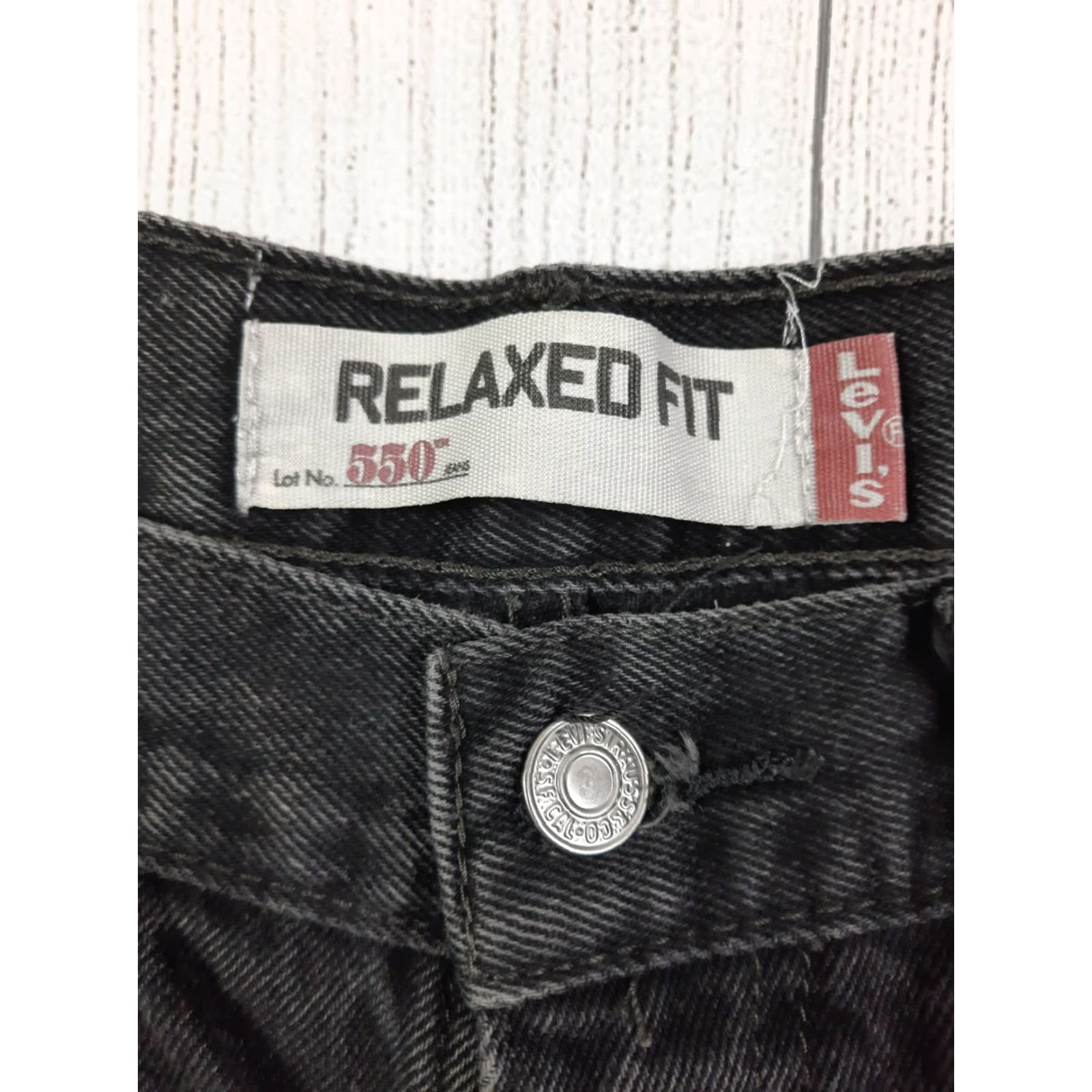 Levi's Levi’s 550 Jeans 32x30 Regular Unisex Adults Mid Rise 10-12in Inseam 21 Jeans Cotton Denim 5-Pocket Zip Size US 31 - 3 Thumbnail
