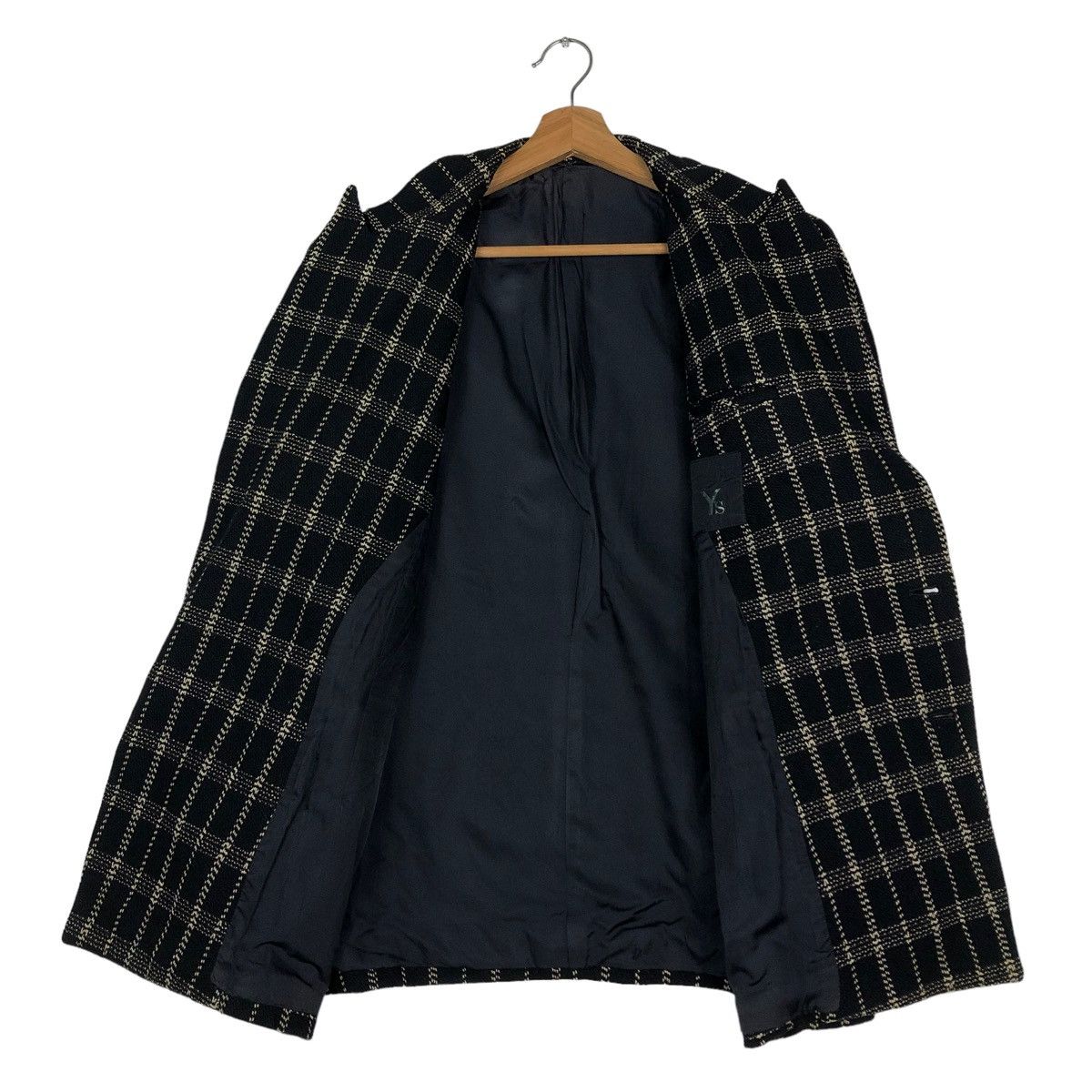Yohji Yamamoto 🔥VINTAGE YOHJI YAMAMOTO Y’S DOUBLE BREAST JACKET TARTAN Size US S / EU 44-46 / 1 - 13 Thumbnail