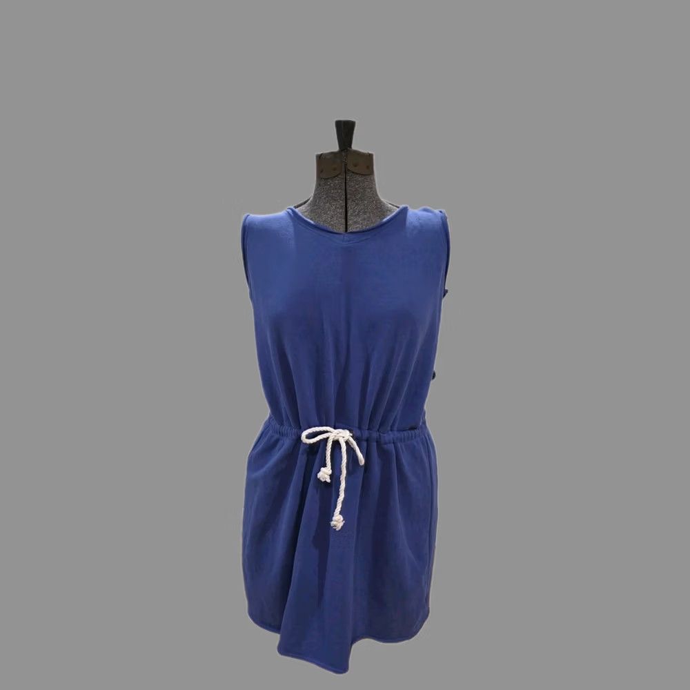Vintage MARC NEW YORK ANDREW MARC Blue Casual Hoodie Dress Women L Short Dress Sweater Dress Casual Regular Size Size L / US 10 / IT 46 - 1 Thumbnail