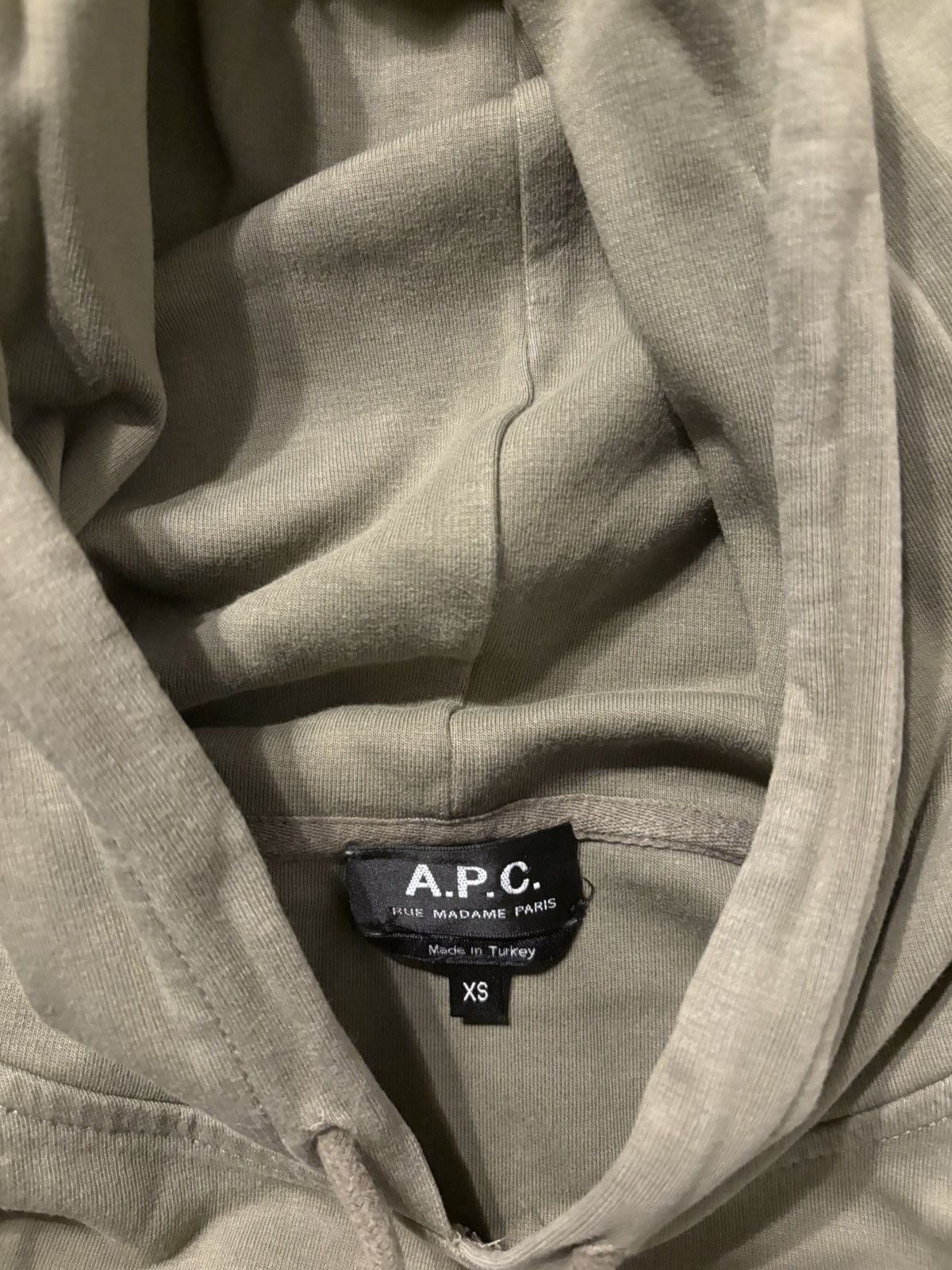 A.P.C. APC Khaki Hoodie Size US S / EU 44-46 / 1 - 5 Thumbnail