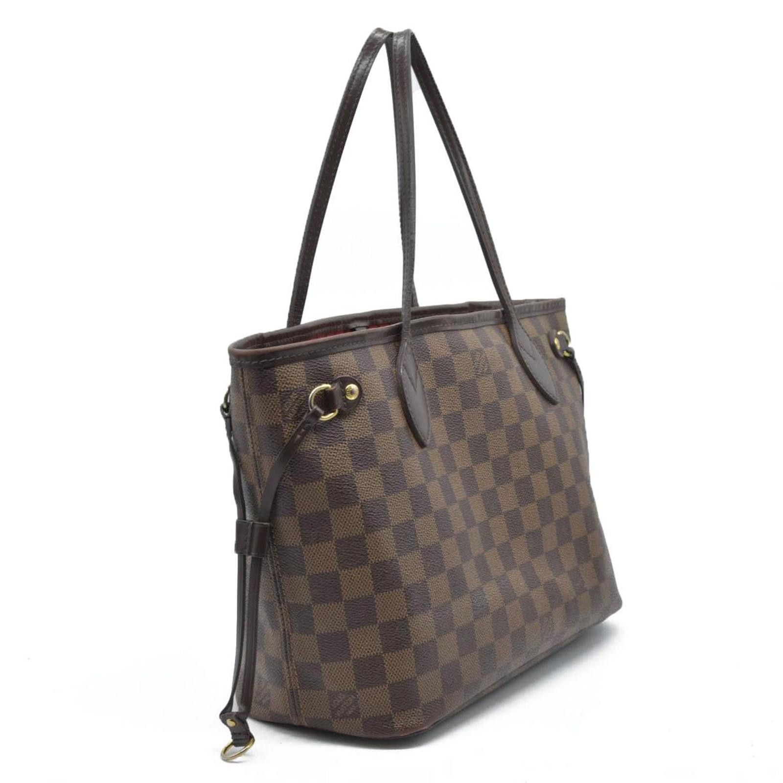 Louis Vuitton $2100 Louis Vuitton Damier Ebene Neverfull PM Size ONE SIZE - 2 Thumbnail