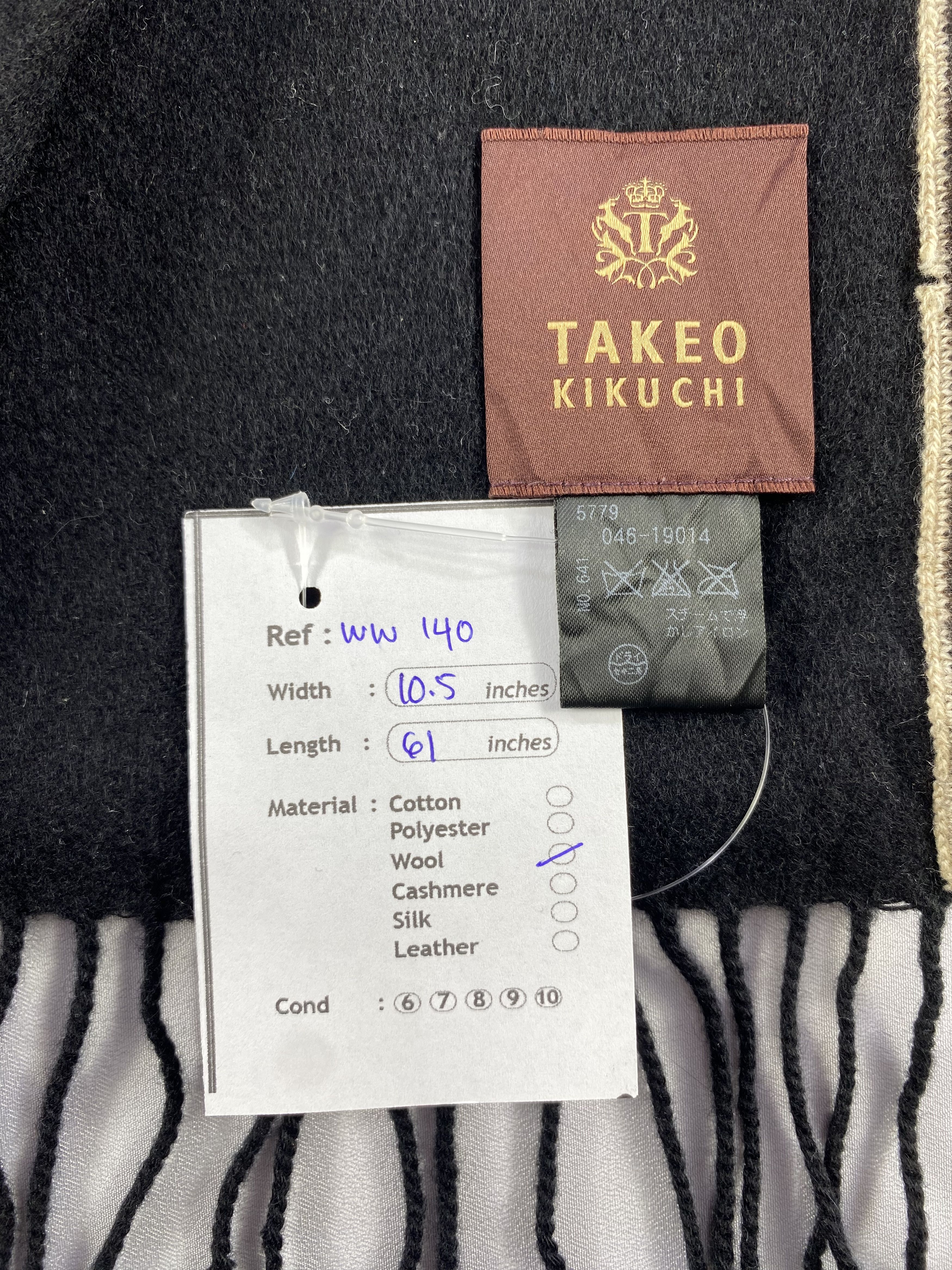 Takeo Kikuchi Takeo Kikuchi Scarf / Muffler / Neckwear - WW140 Size ONE SIZE - 8 Thumbnail