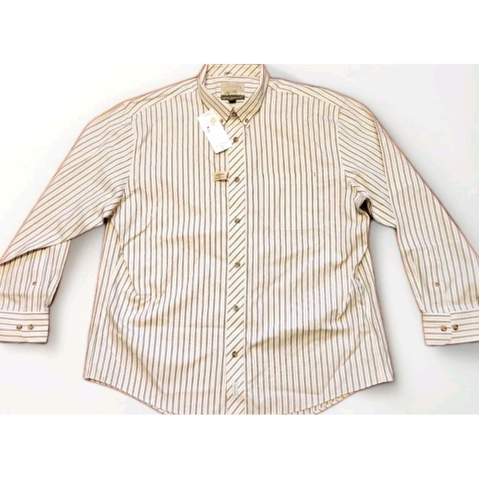 Vintage CABELA’S Outfitter Series Shirt Men’s XL 100% Cotton Button Down Striped Vintage Size US XL / EU 56 / 4 - 2 Thumbnail