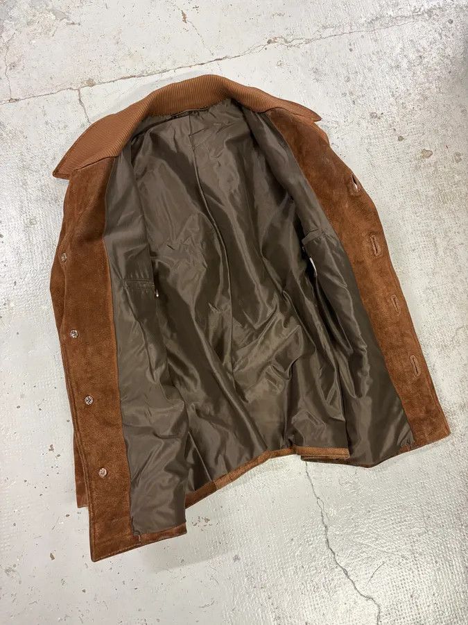 Alexander McQueen 2000s Alexander McQueen Brown Multi-Pocket Suede Leather Jacket Size US L / EU 52-54 / 3 - 7 Thumbnail