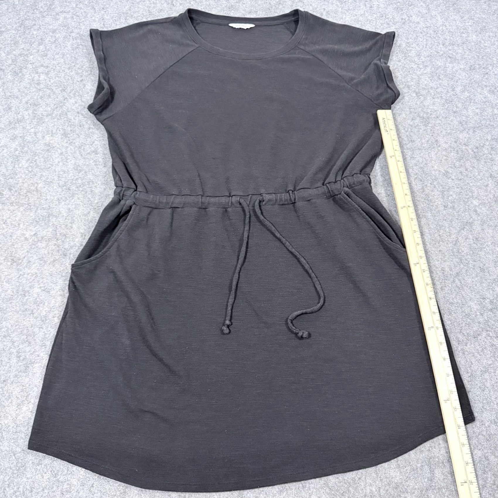 Nine West Nine West Casual Pocket Cinch Waist Drawstring Dress Fits Women's Size XXL Black Size XXL / US 16-18 / IT 52-54 - 6 Thumbnail
