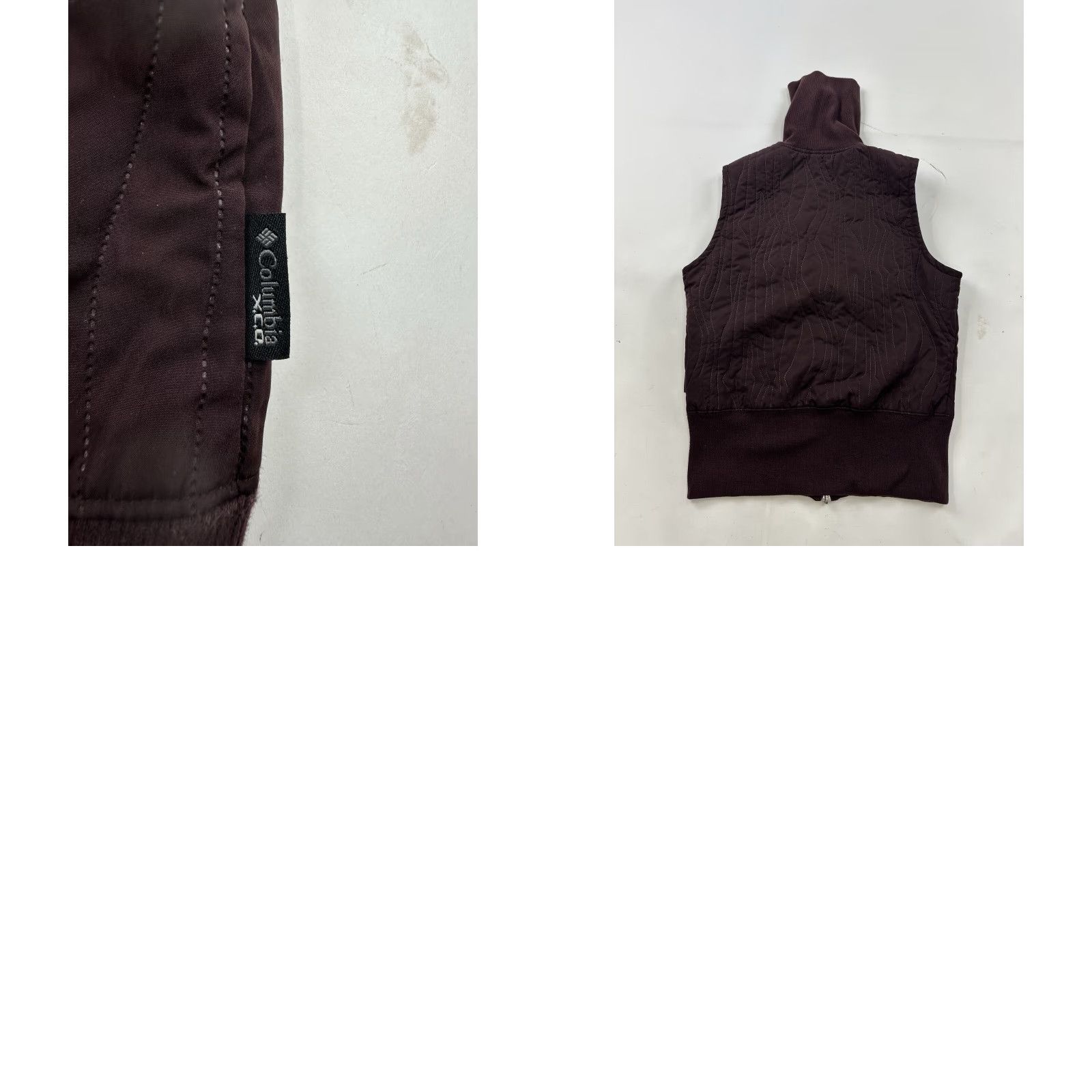 Vintage VINTAGE Columbia Vest Womens S Deep Red Full Zip Quilted Reversible Hooded Sleeveless XCO Size S / US 4 / IT 40 - 8 Thumbnail
