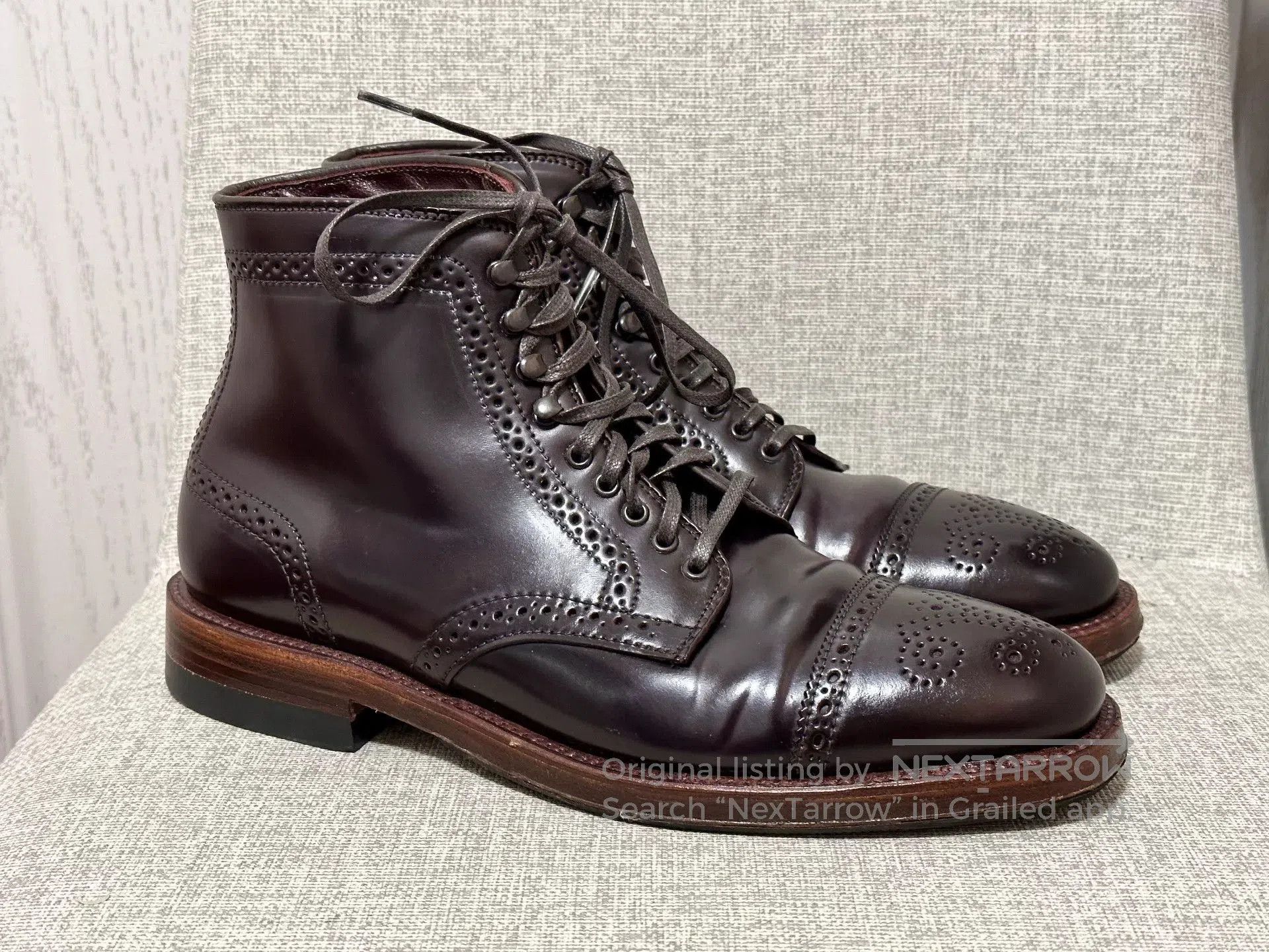 Alden Alden Venice Boot Shell Cordovan. Size US 7.5 / EU 40-41 - 4 Thumbnail