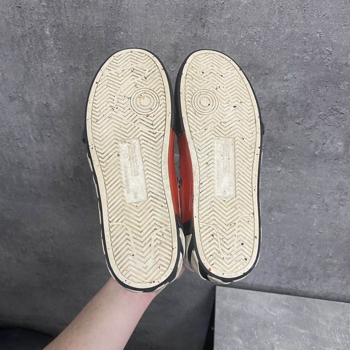 Off-White Off White Vulcanized Low Top White Sneakers Size US 8 / EU 41 - 13 Thumbnail