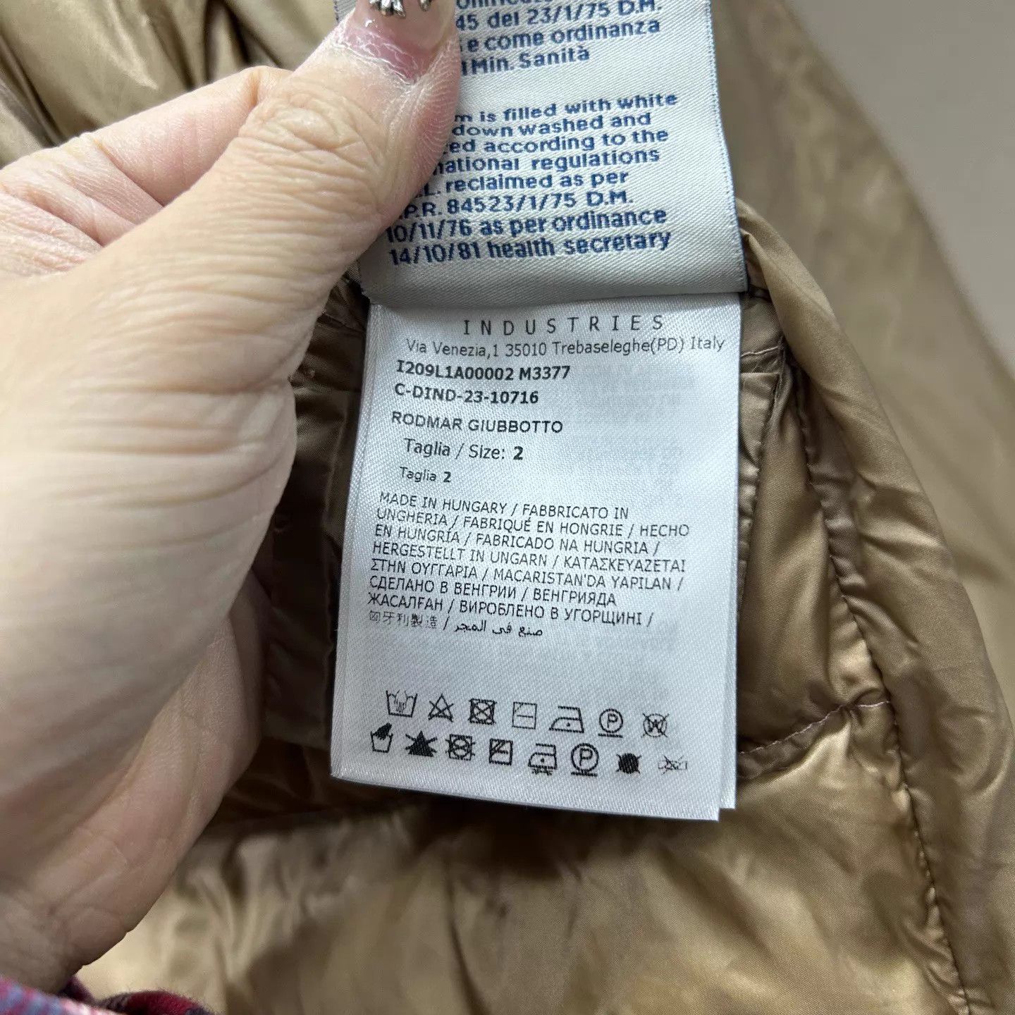 Moncler Moncler GENIUS x Palm Angels Wmns Down Jacket 2 Size XS / US 0-2 / IT 36-38 - 4 Thumbnail