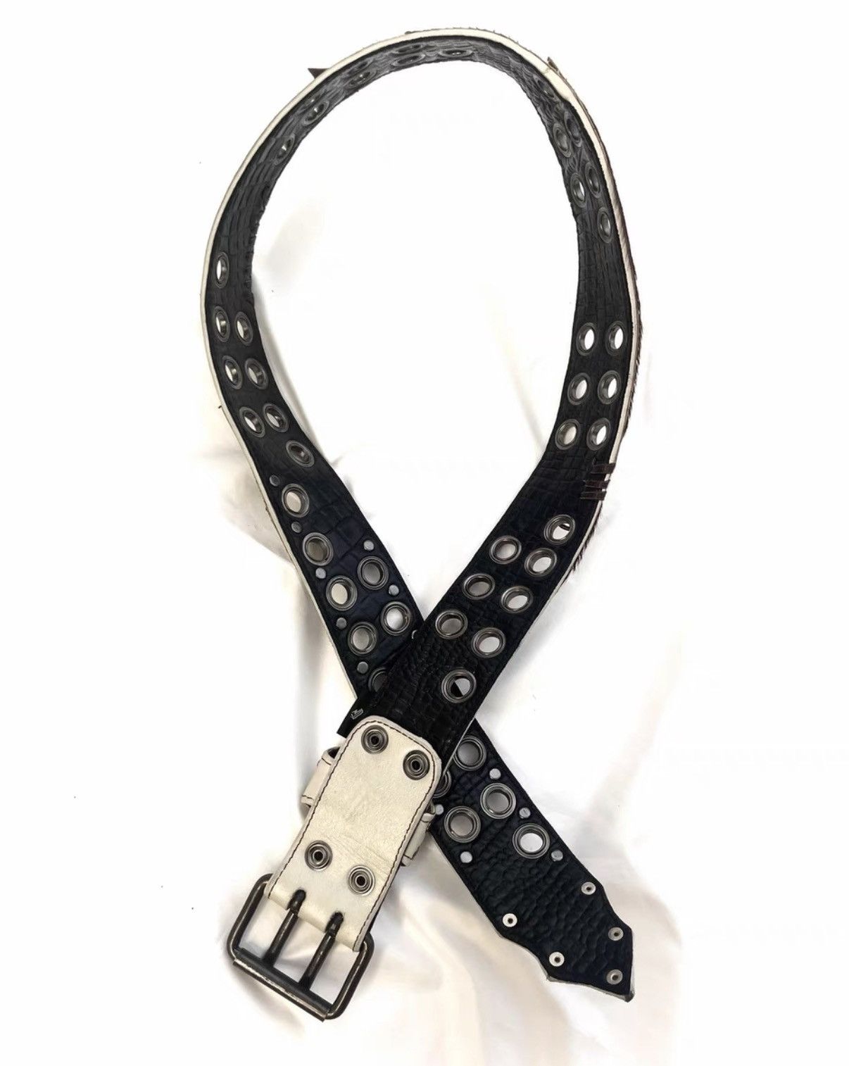 初期【Kmrii】kmrii ring toggle leather belt KMRii kmrii snake skin leather belt | Grailed