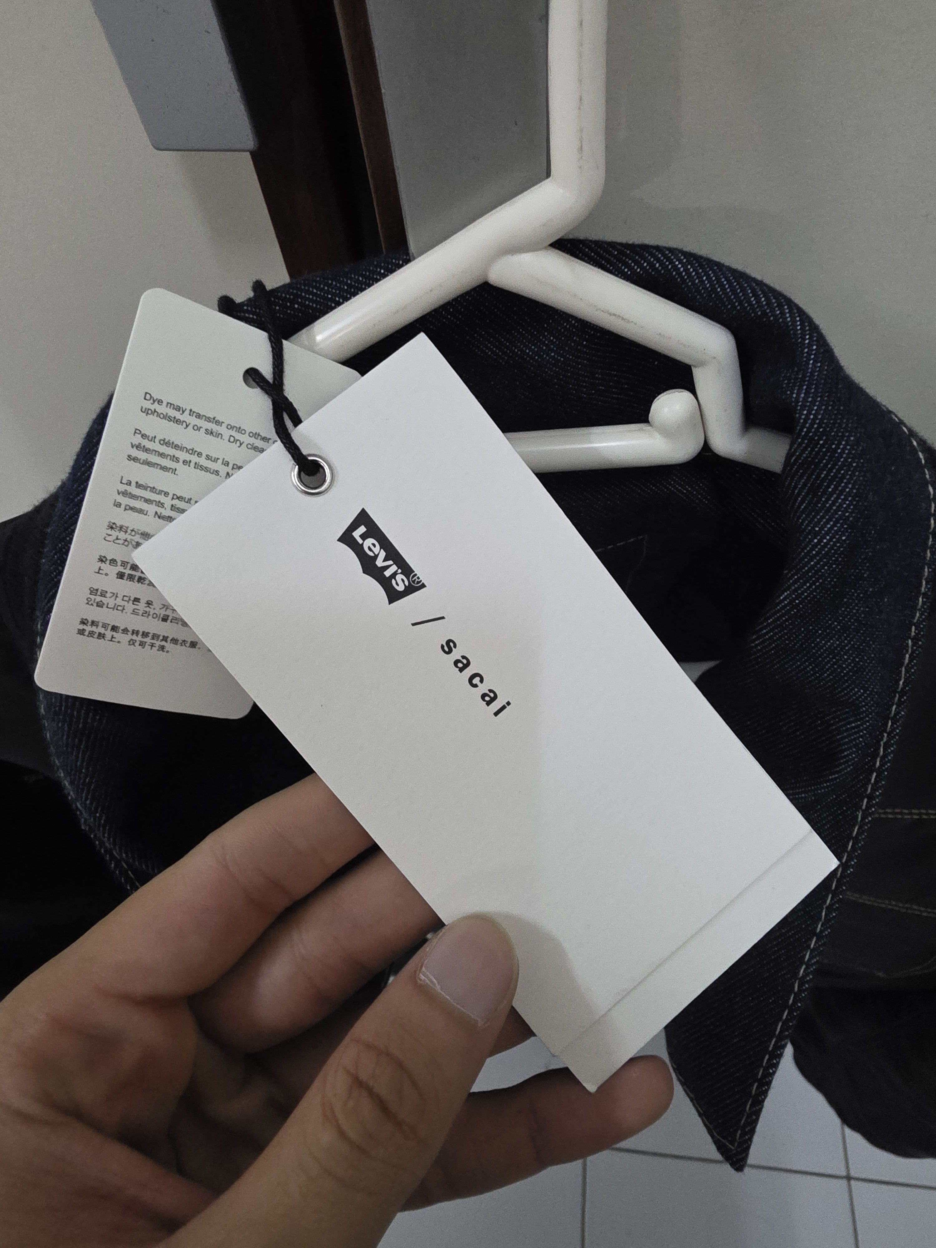 Sacai Sacai x levis Bomber Denim Jacket Size US M / EU 48-50 / 2 - 2 Thumbnail