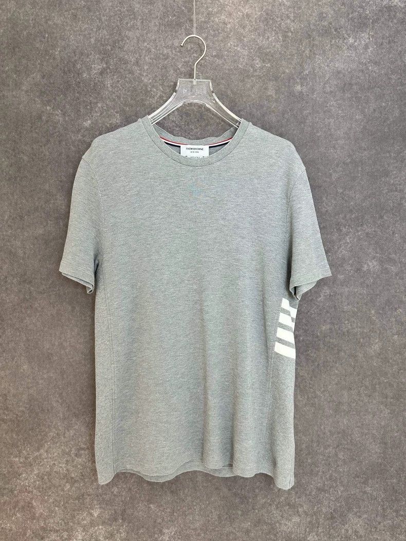 Thom Browne Thom Browne Black four stripe short sleeves Size US XL / EU 56 / 4 - 1 Thumbnail