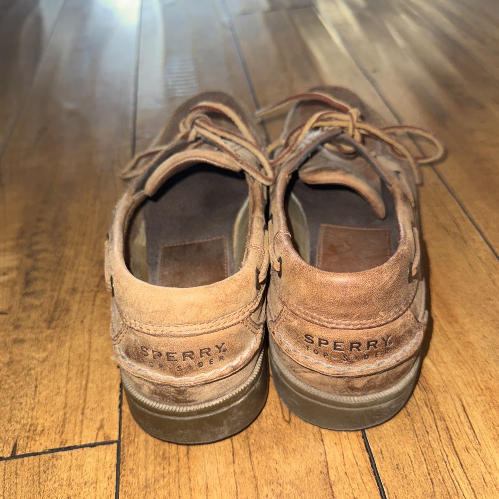 Sperry Sperry Top Sider Boat Shoes Men 10.5 Brown Leather Casual Top Sider Boat Shoe Size US L / EU 52-54 / 3 - 3 Thumbnail