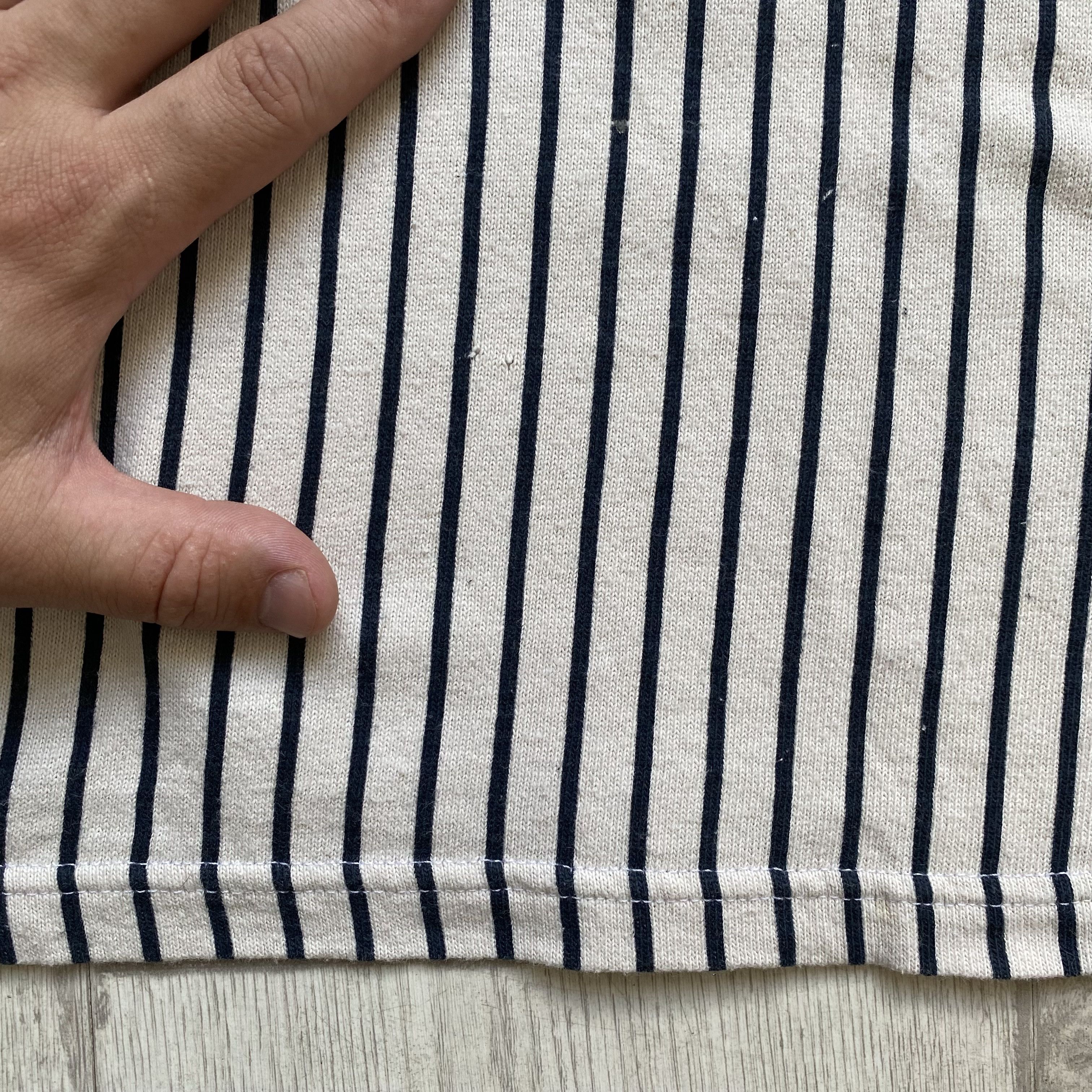 MLB Vintage 90s USA baseball jersey Striped Polo Mlb yankees Size US L / EU 52-54 / 3 - 8 Thumbnail