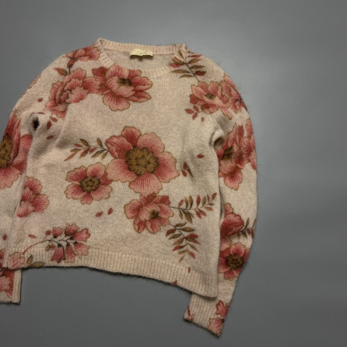 Sezane La Maille Sezane Eloisa Sweater Mohair Wool Pink Rose Floral Size M / US 6-8 / IT 42-44 - 3 Thumbnail