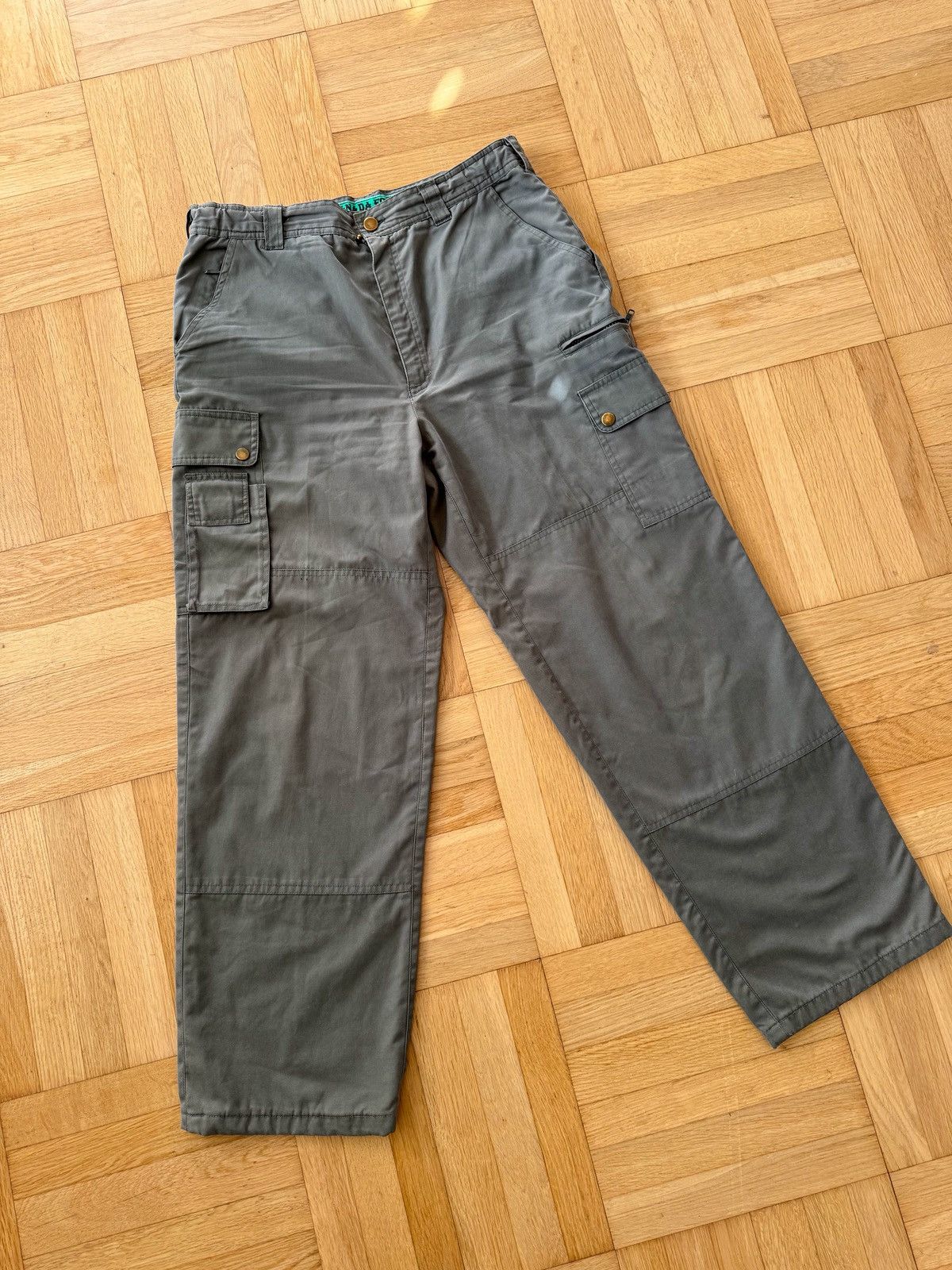 Other Vintage Wide-Leg Cargo Pants / Gorpcore Style /Archive 🔥 Size US 34 / EU 50 - 1 Thumbnail