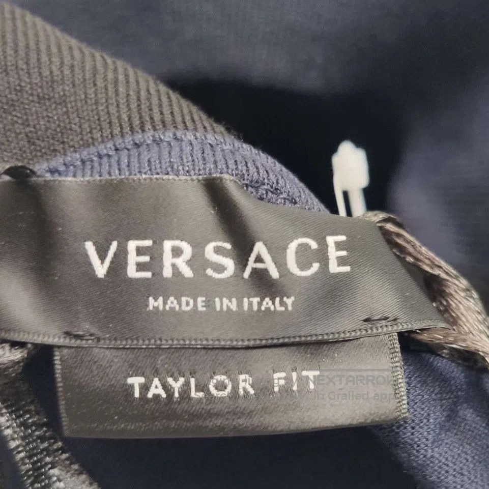 Versace Black Formal Slim-Fit Suit with Satin Lapel. Size US S / EU 44-46 / 1 - 1 Thumbnail