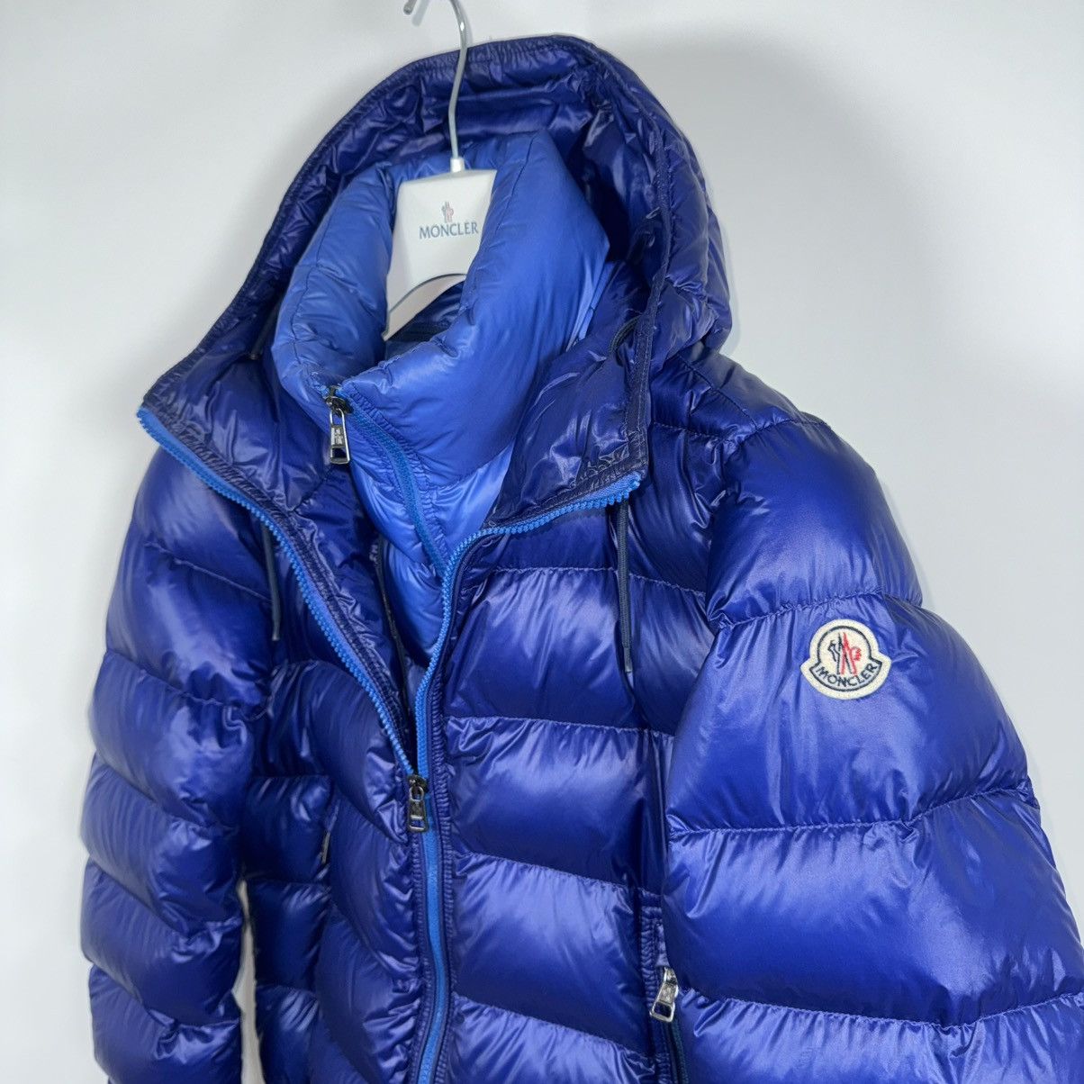 Moncler Moncler Marque Men’s Down Puffer Jacket Size 1 (S) Blue Size US S / EU 44-46 / 1 - 3 Thumbnail
