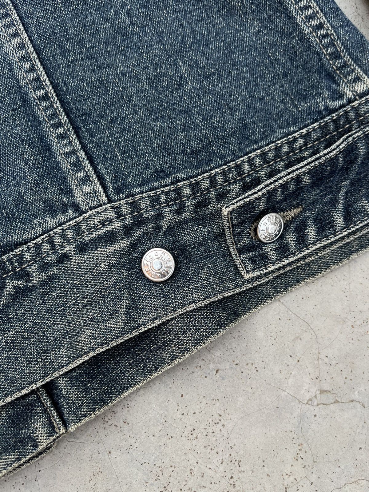 Diesel VINTAGE DIESEL ⛽️ CROPPED DENIM JACKET Size US XS / EU 42 / 0 - 12 Thumbnail