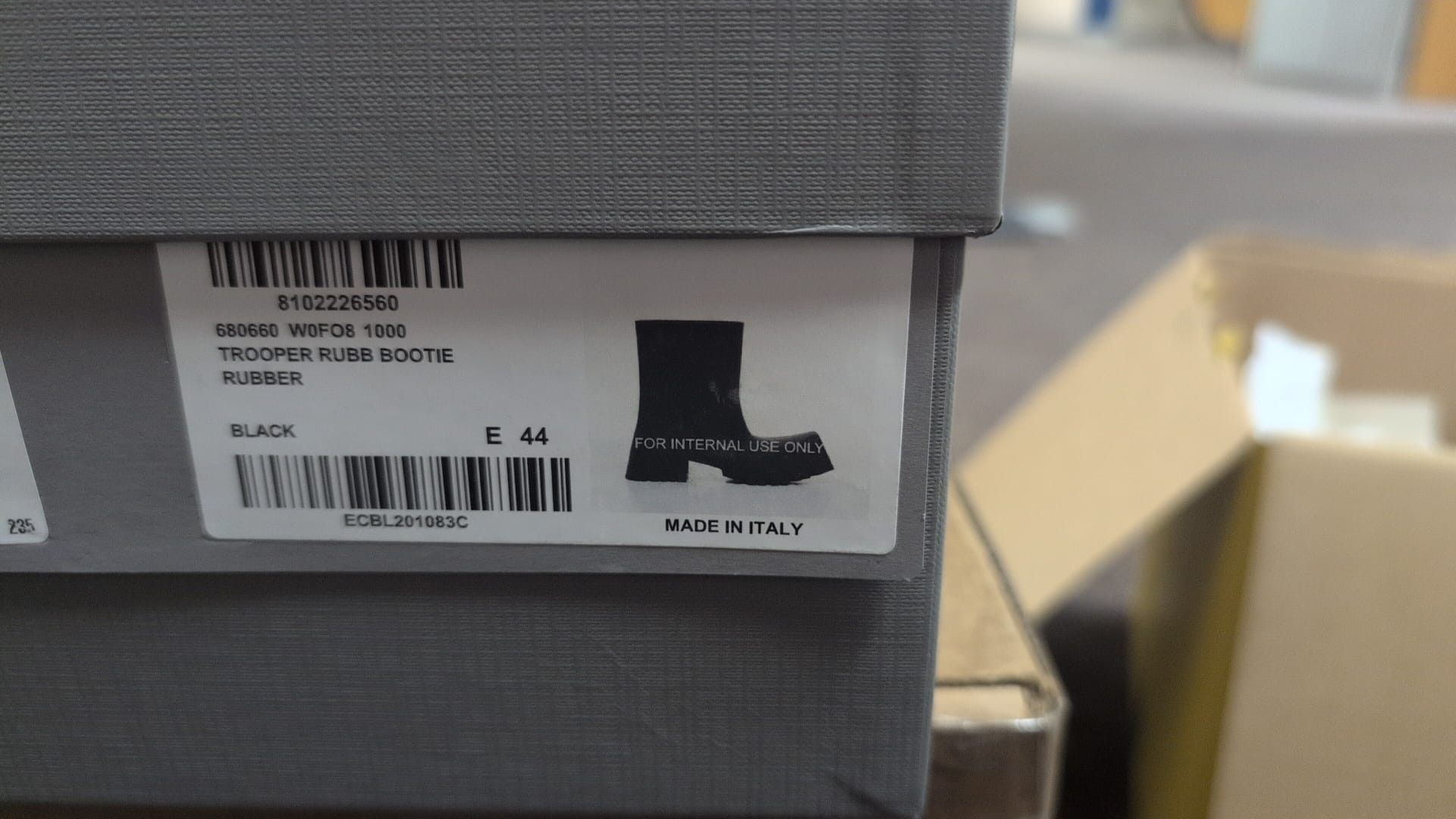 Balenciaga o1rshd1 Q:3 / Trooper Rubber Bootie in Black Size US 11 / EU 44 - 14 Thumbnail