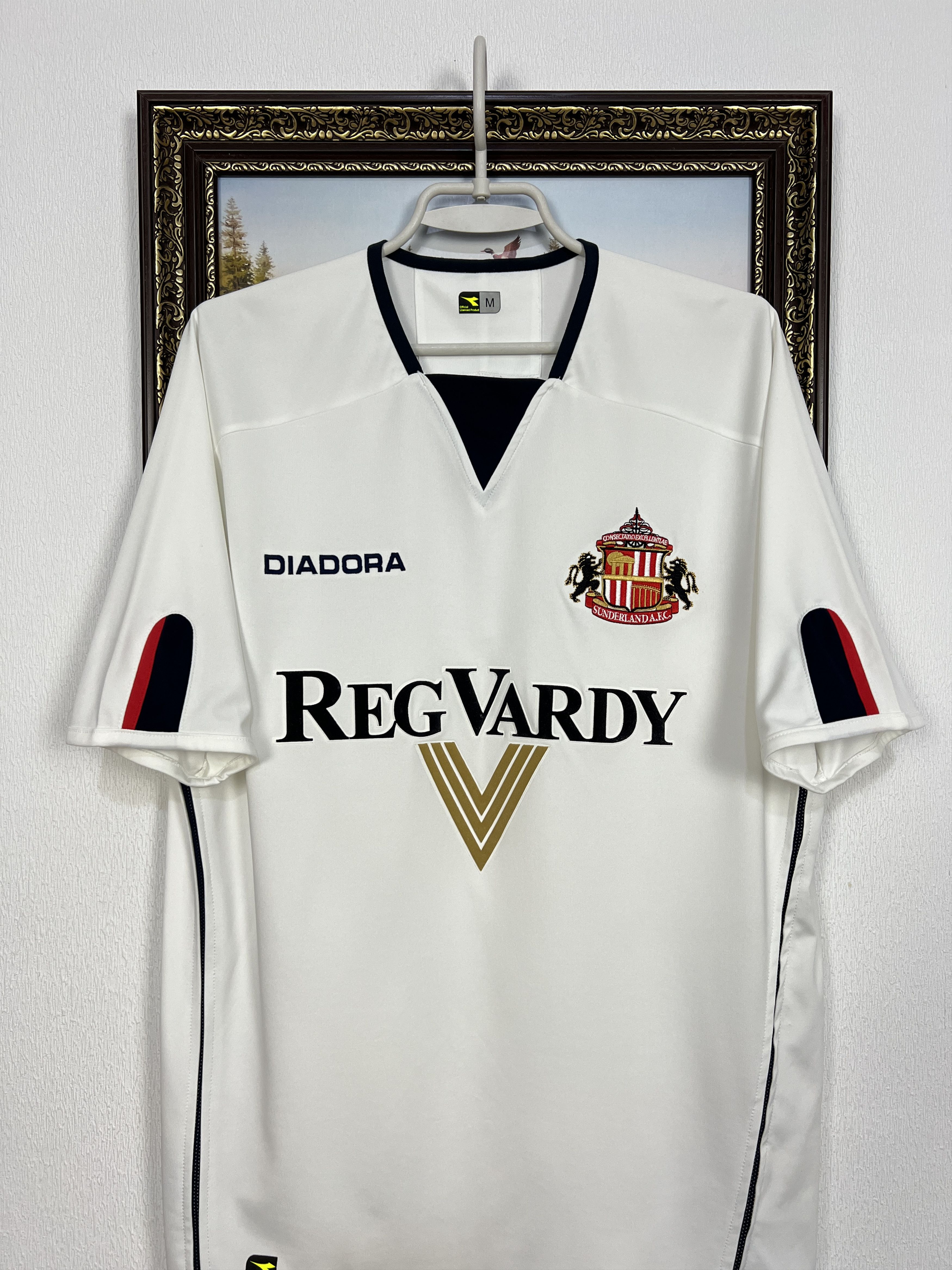 Diadora Sunderland Away football shirt 2004 Soccer Diadora Jersey Size US M / EU 48-50 / 2 - 2 Thumbnail