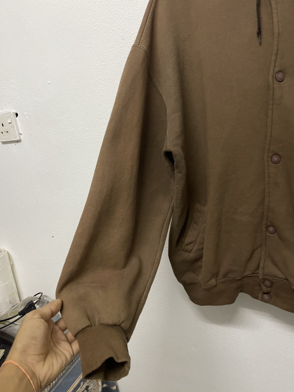 Stussy 90s STUSSY BUTTON UP HOODIE SWEATER BOX LOGO RARE DESIGN Size US M / EU 48-50 / 2 - 3 Thumbnail