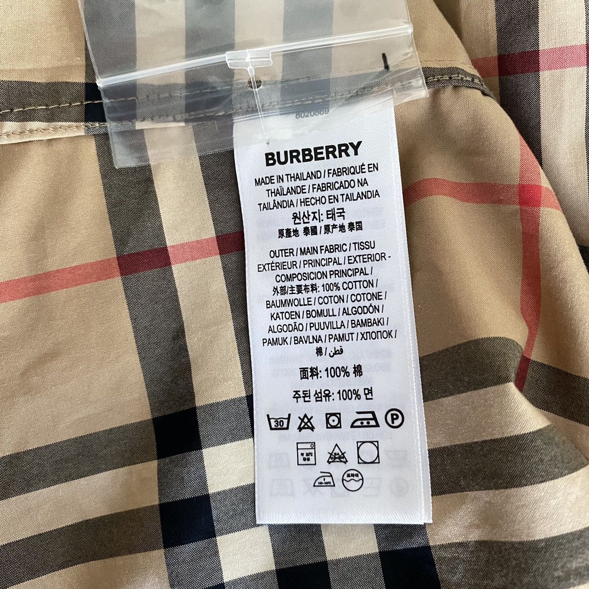 Burberry Burberry check short-sleeve shirt Size US L / EU 52-54 / 3 - 16 Thumbnail