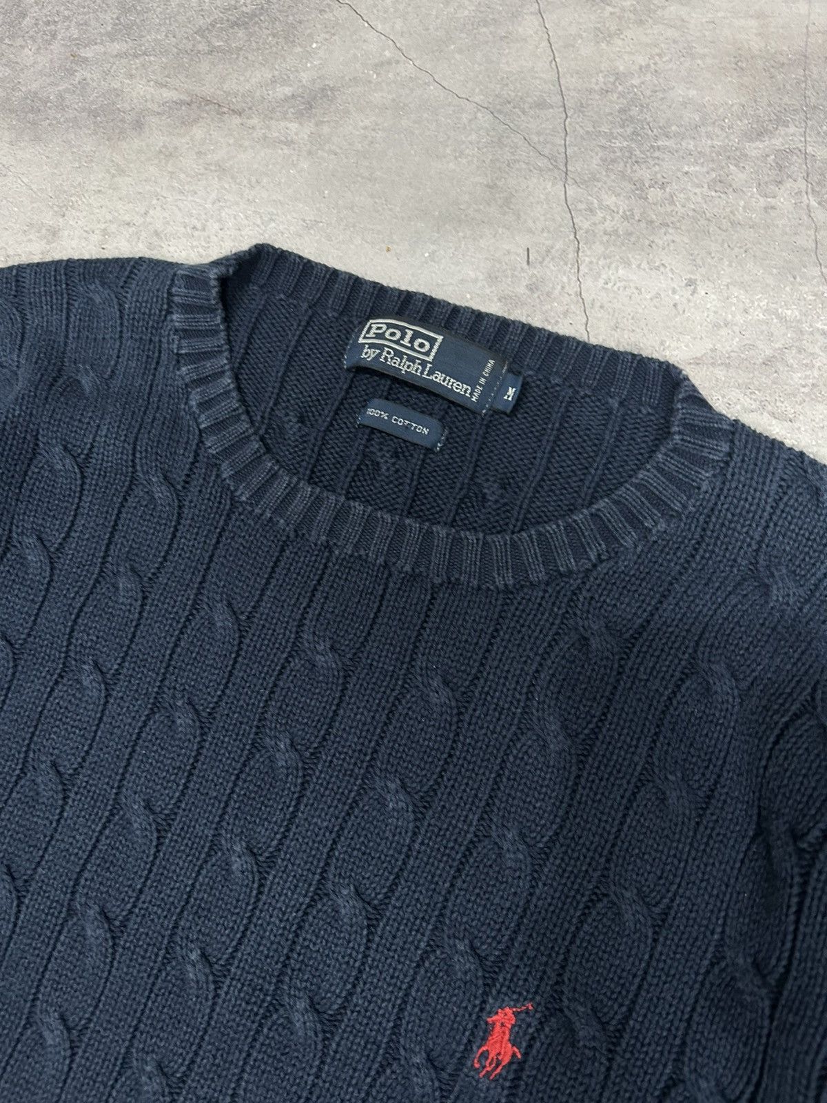 Polo Ralph Lauren × Vintage Vintage Knit Polo Ralph Lauren Sweatshirt Oldmoney Size Size US M / EU 48-50 / 2 - 8 Thumbnail
