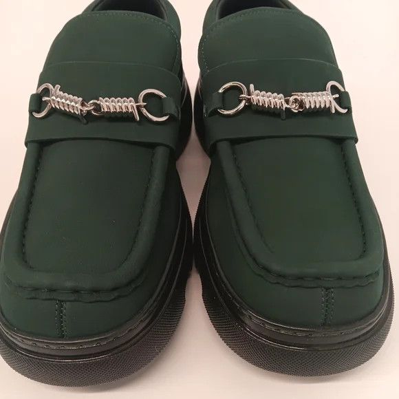 Burberry Burberry Mens Green Creeper Clamp SlipOn Loafers - EU45/US12 Size US 12 / EU 45 - 6 Thumbnail