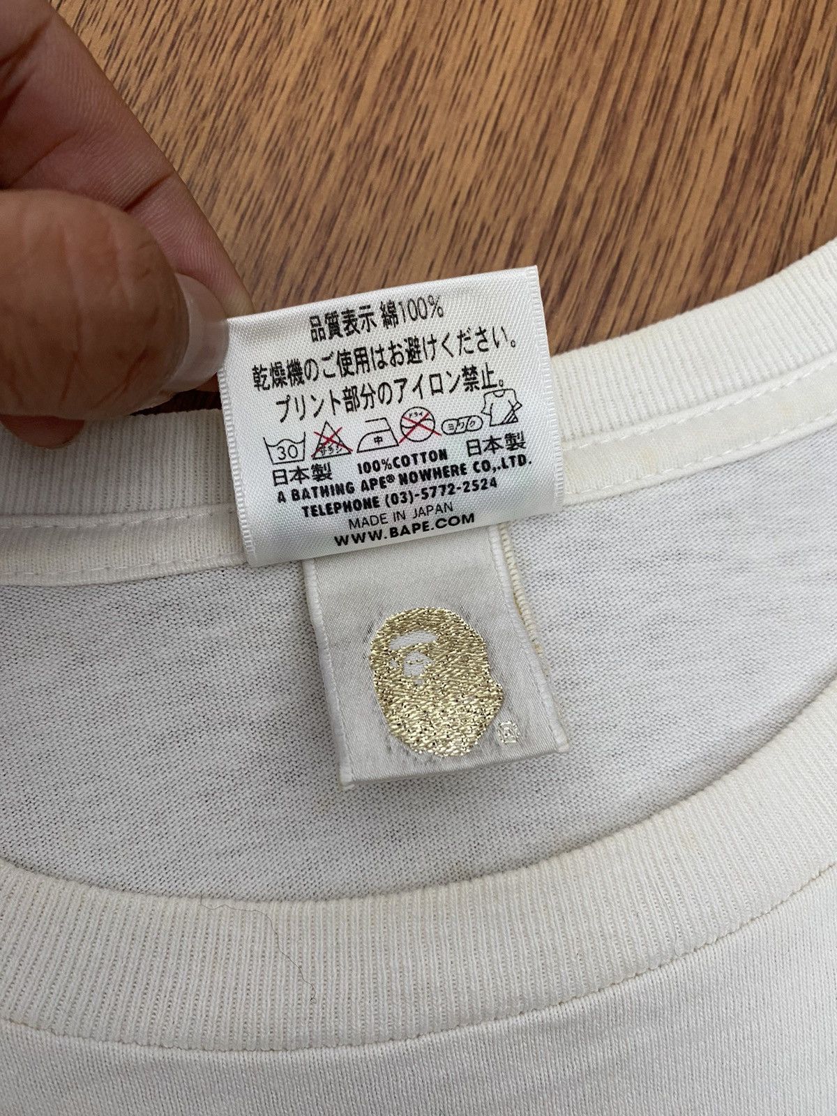 Bape A bathing ape OG logo LS Size US S / EU 44-46 / 1 - 5 Thumbnail