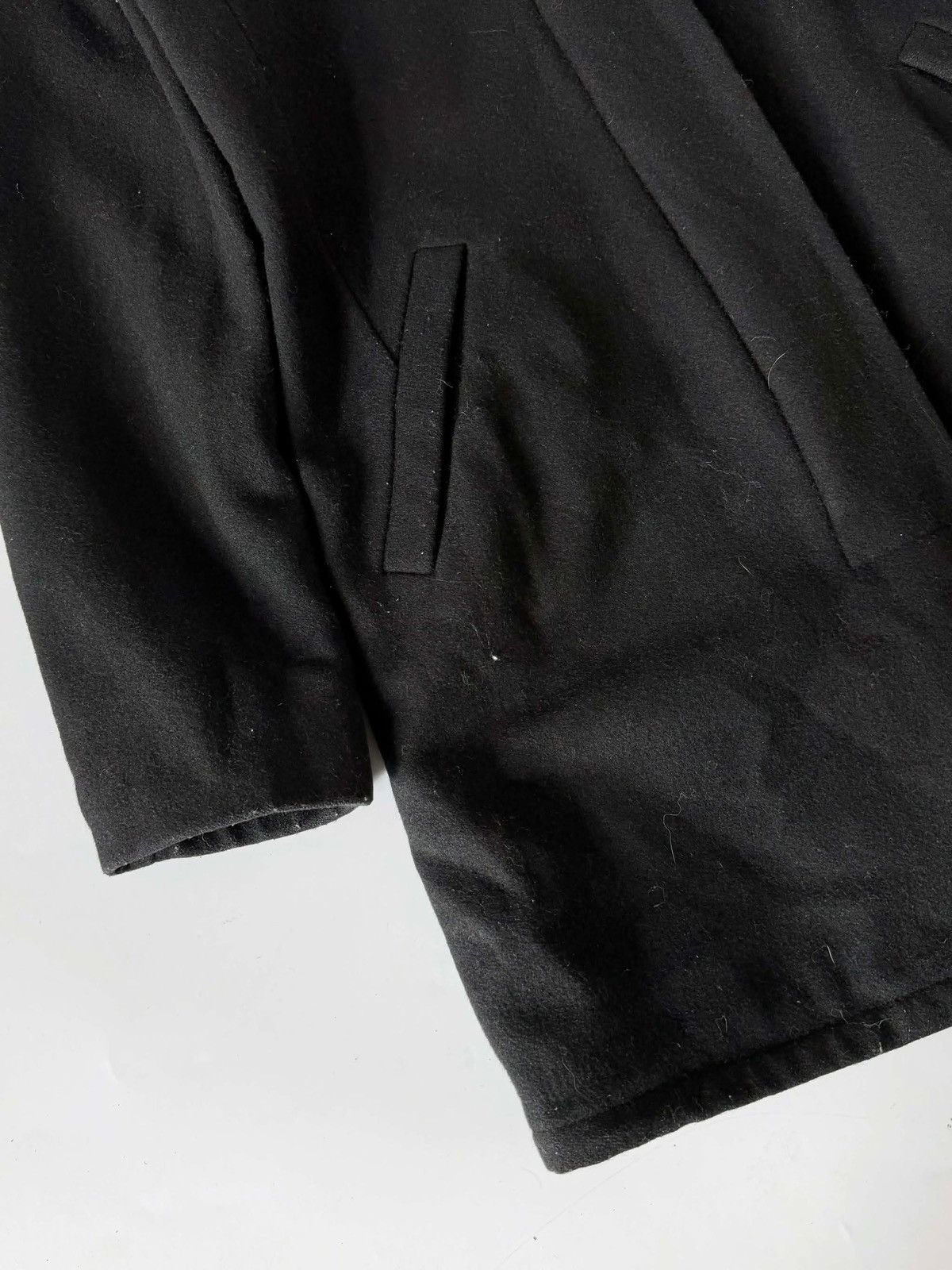 Helmut Lang Helmut Lang 1998 Black Long Wool Coat Size XS / US 0-2 / IT 36-38 - 5 Thumbnail