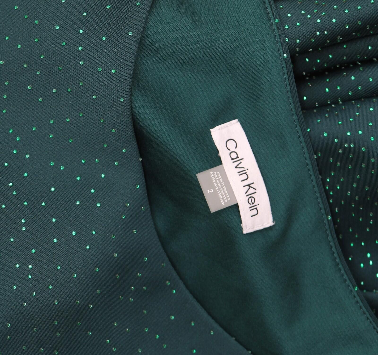 Calvin Klein Nwt Calvin Klein Scuba Sheath Dress Emerald Green 2 Size XS / US 0-2 / IT 36-38 - 5 Thumbnail