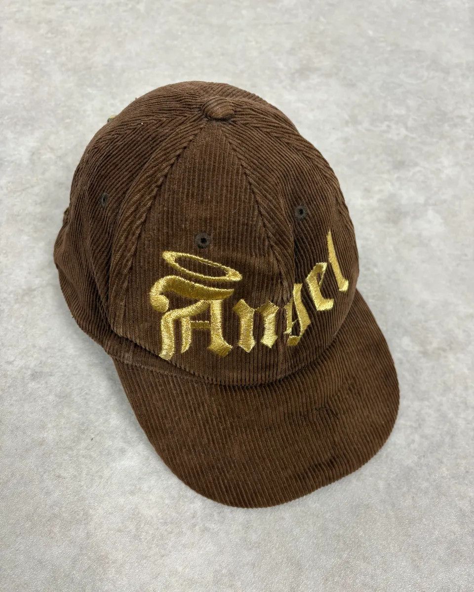Dsquared2 AW2005 Dsquared2 Brown Angel Embroidered Corduroy Cap Size ONE SIZE - 1 Thumbnail