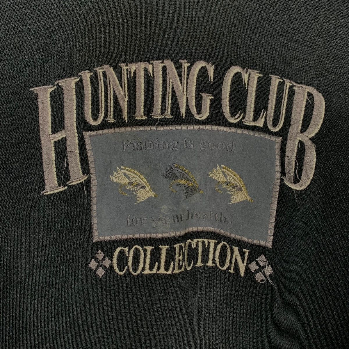 Vintage 90’s HUNTING CLUB Collection Big Logo Sweatshirt #2659-C119 Size US M / EU 48-50 / 2 - 10 Thumbnail