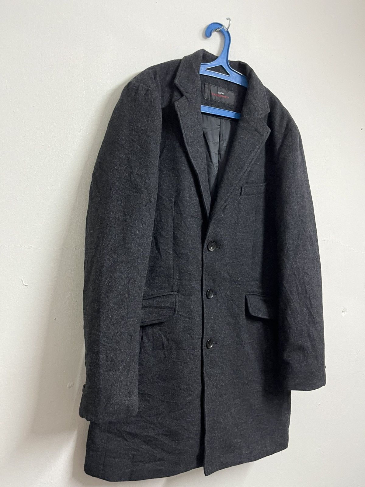 White Sierra 💥Sieg Fahrenheit WOOL Padding Real Goose Down Longcoat Size US L / EU 52-54 / 3 - 4 Thumbnail