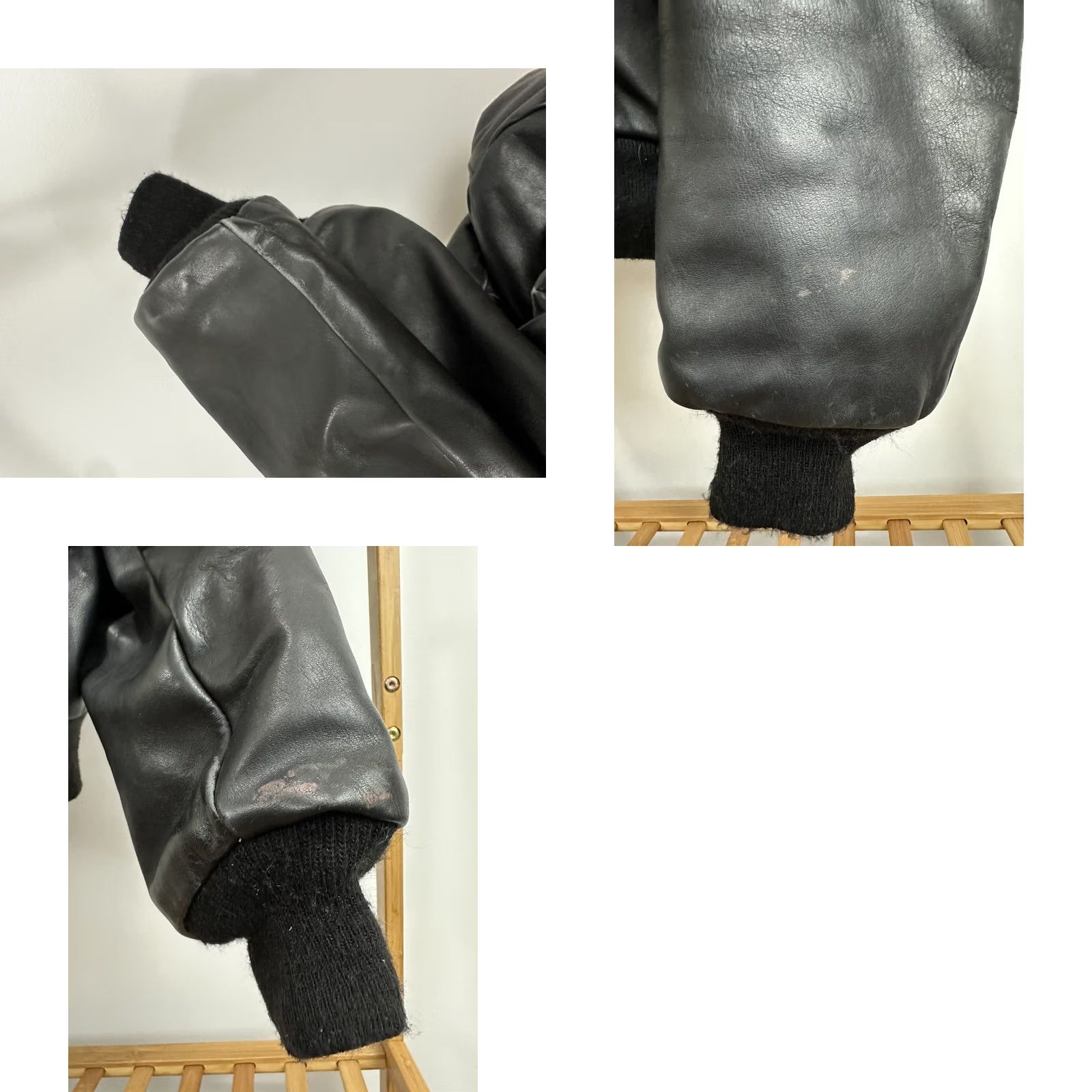 Schott VTG Schott MA-1 1949 Dark Brown Leather Bomber Jacket Size 44 USA Mens Jacket Brown MA-1 USA Size US S / EU 44-46 / 1 - 9 Thumbnail