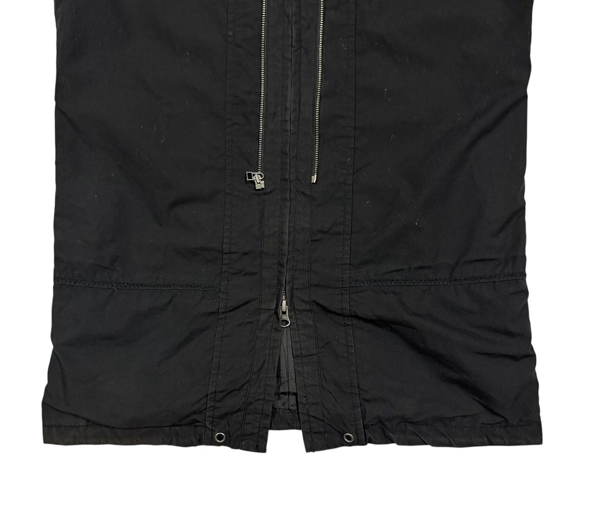 PPFM Vtg🔥PPFM Multi-Zipper Utility Sleeveless Vest Zipper Jacket Size 40S - 4 Thumbnail