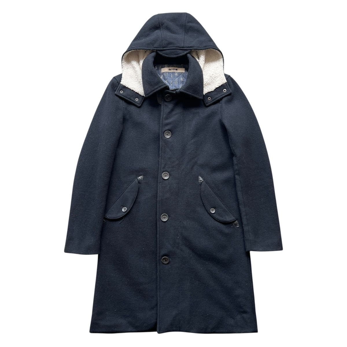 FACTOTUM 🔥 FACTOTUM HOODIE OVERCOAT ZIPPER Size US S / EU 44-46 / 1 - 1 Thumbnail