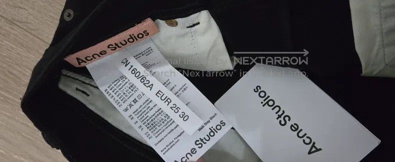 Acne Studios black jeans