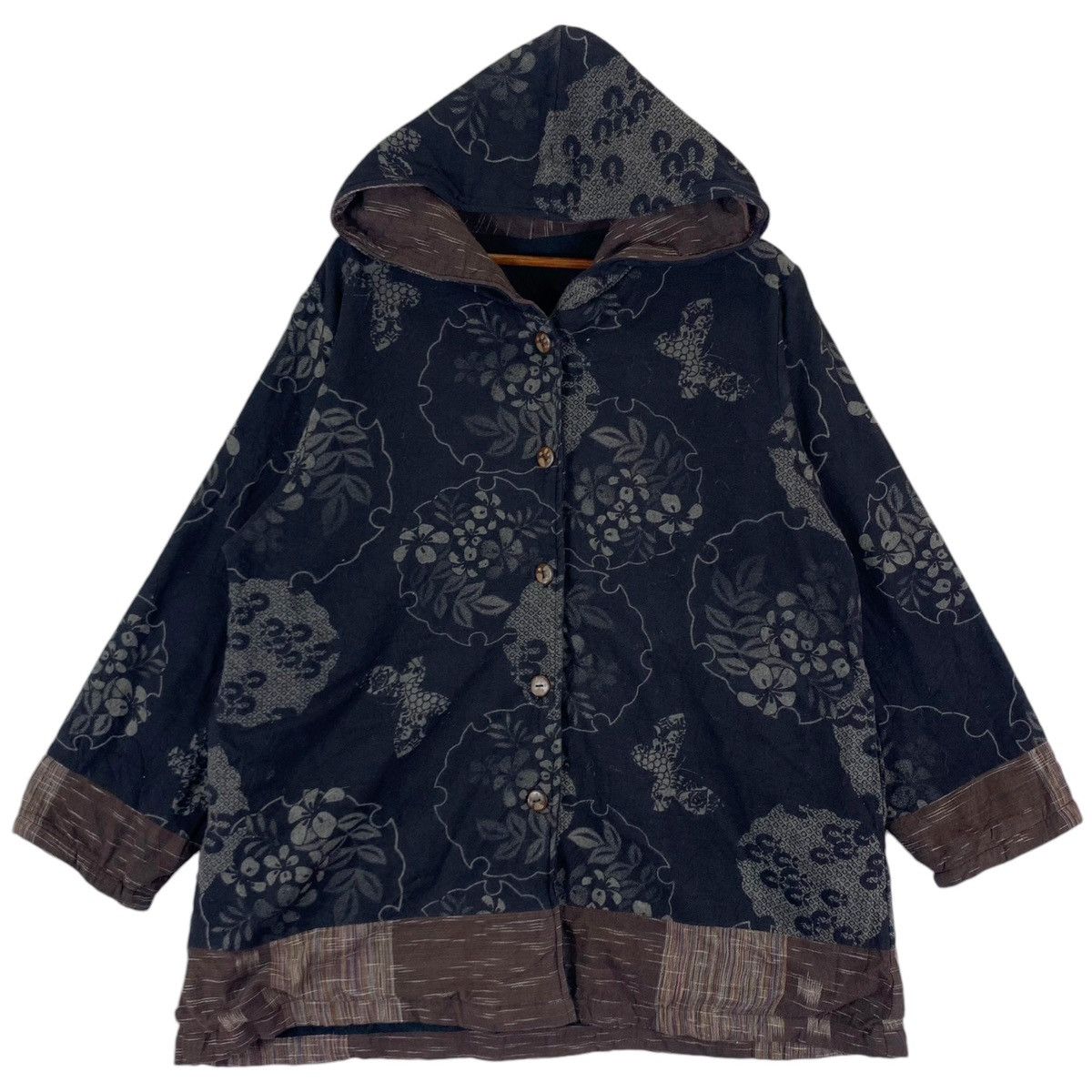 Japanese Brand × Vintage VINTAGE JAPANESE BRAND FULL PRINT ART HOODIE JACKET Size US M / EU 48-50 / 2 - 1 Thumbnail