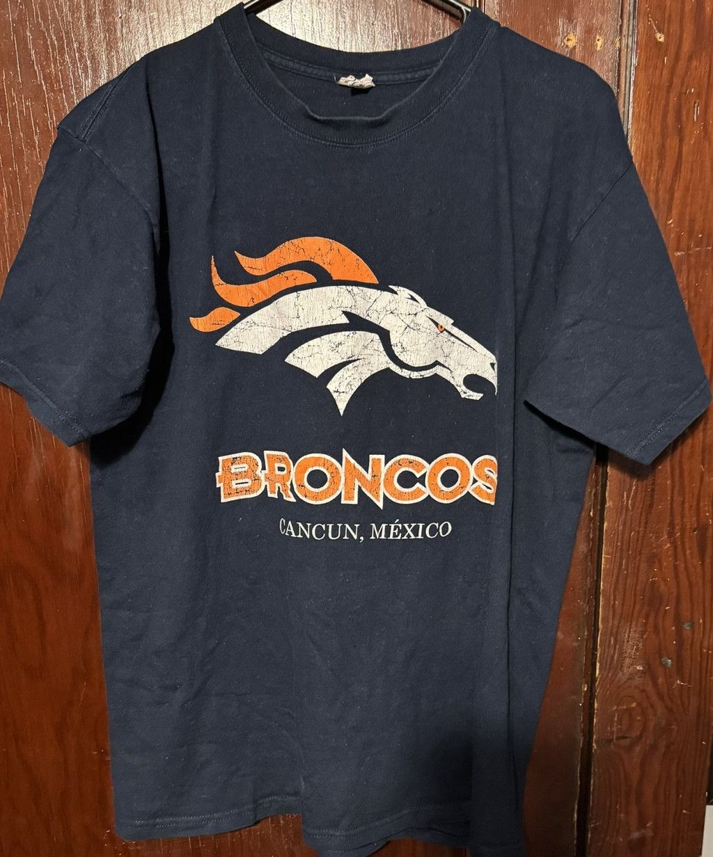 NFL Denver Broncos Short Sleeve T-Shirt Men's L Blue Size US L / EU 52-54 / 3 - 1 Thumbnail