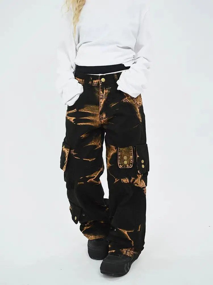 Designer × Japanese Brand Vintage Streetwear Hip Hop Loose Casual Pants Size US 33 - 1 Thumbnail
