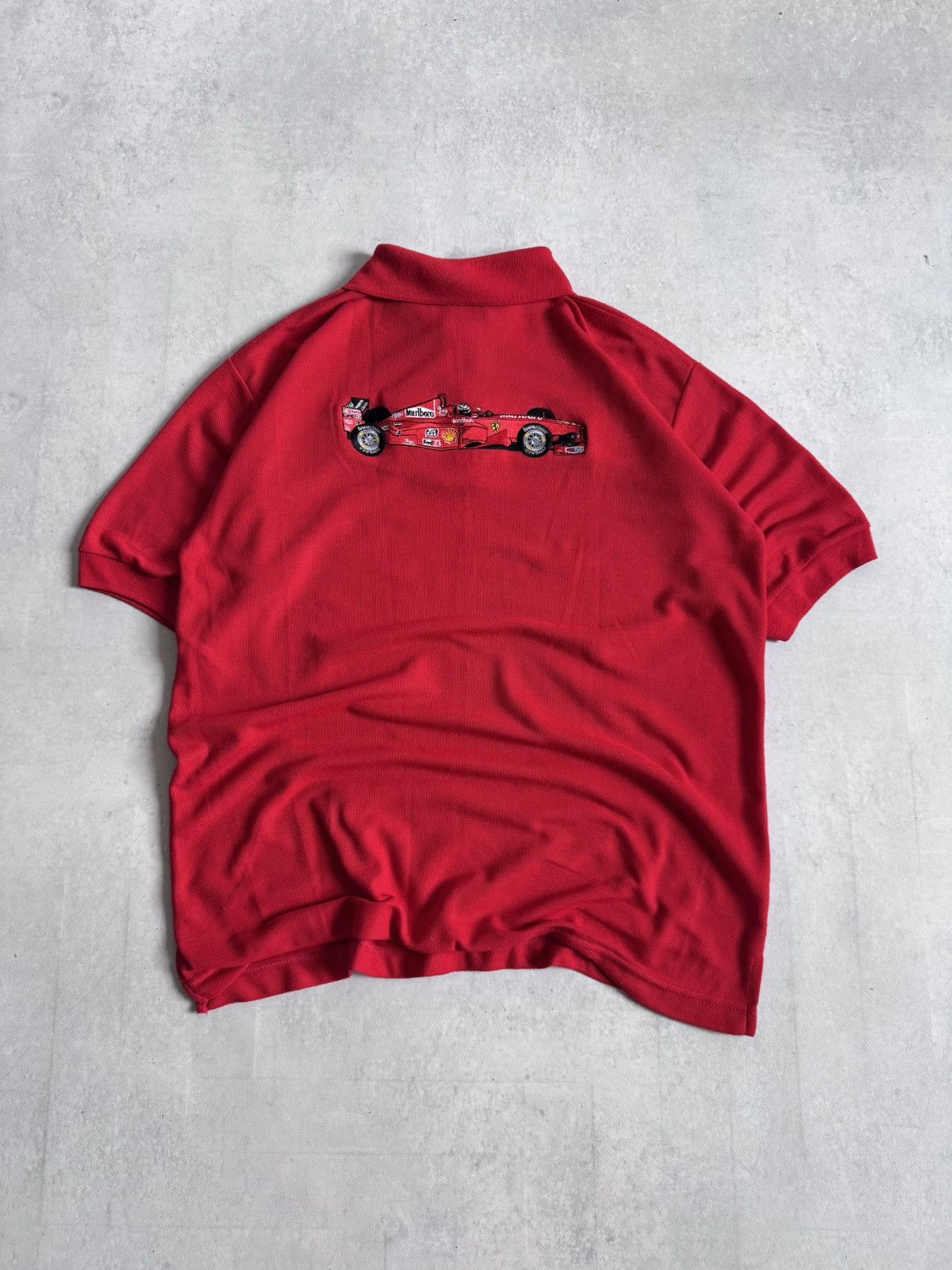 Ferrari Vintage Ferrari Formula F1 Vodafone&Shell Racing Polo Y2K Size US L / EU 52-54 / 3 - 12 Thumbnail