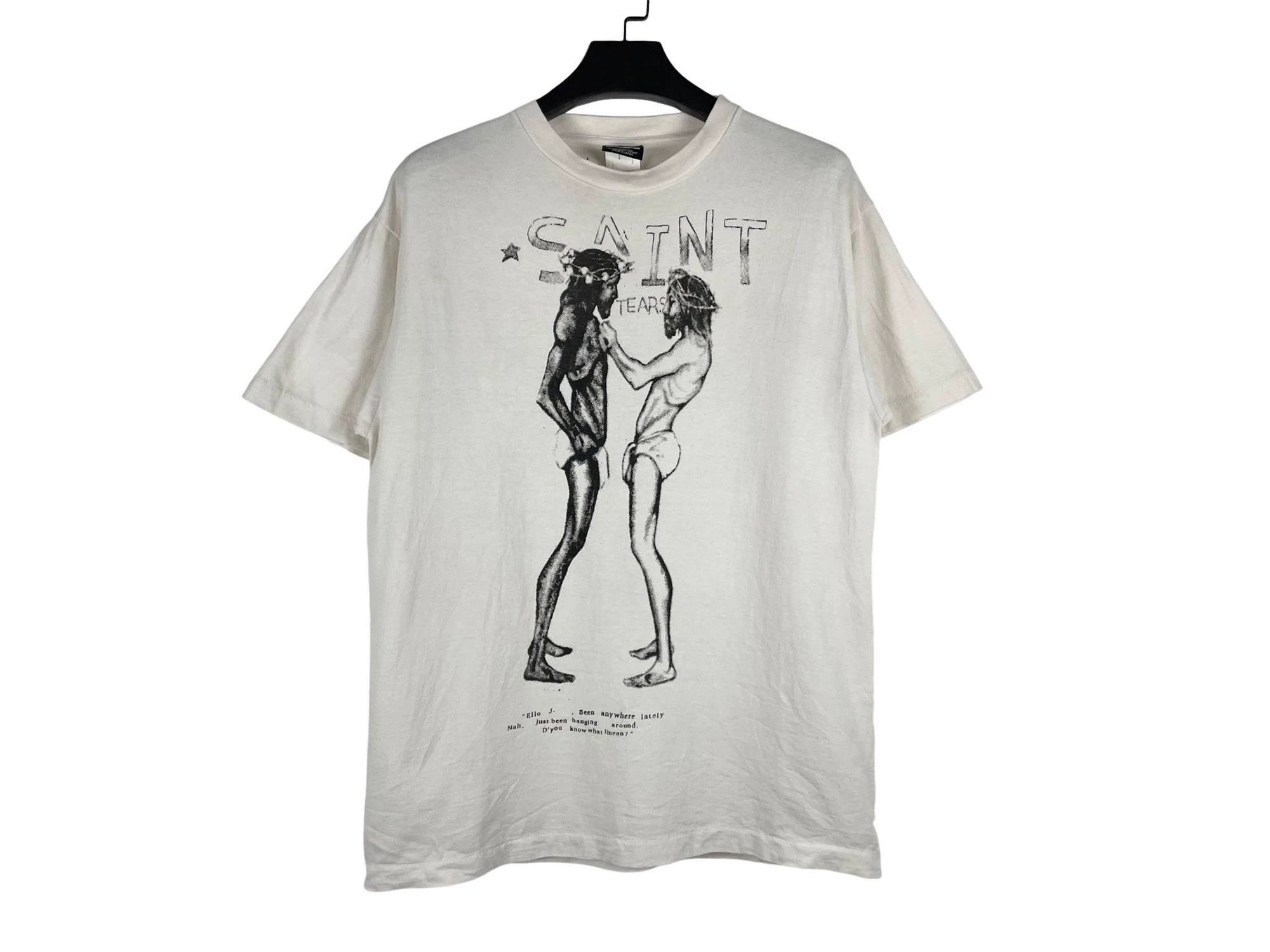 Other Saint Michael x Denim Tears Washed Distressed SS Tee L Size US L / EU 52-54 / 3 - 1 Thumbnail