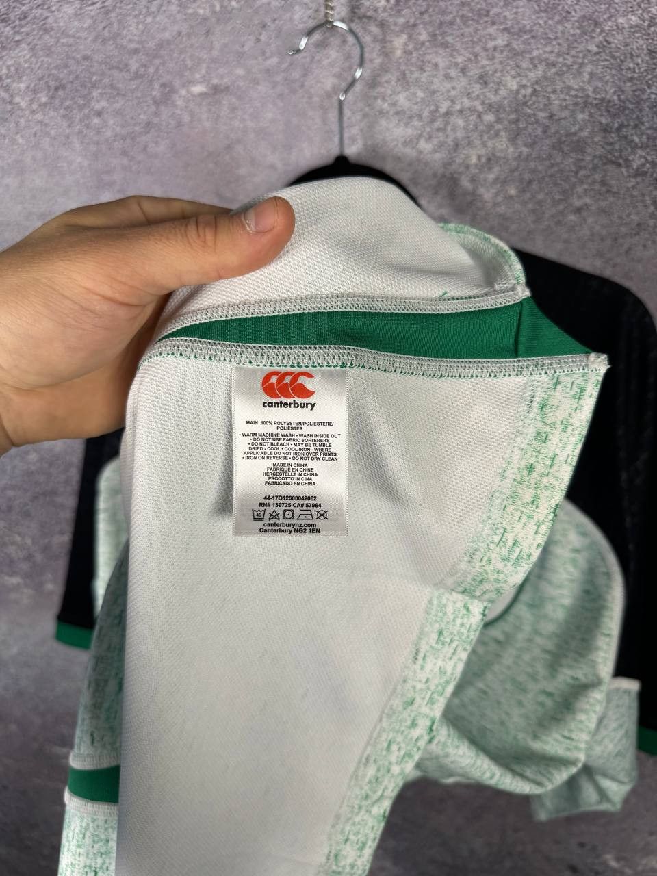 Canterbury of New Zealand × Vintage Ireland IRFU Irish Rugby Union 2019 Canterbury Jersey Size US XXL / EU 58 / 5 - 12 Thumbnail