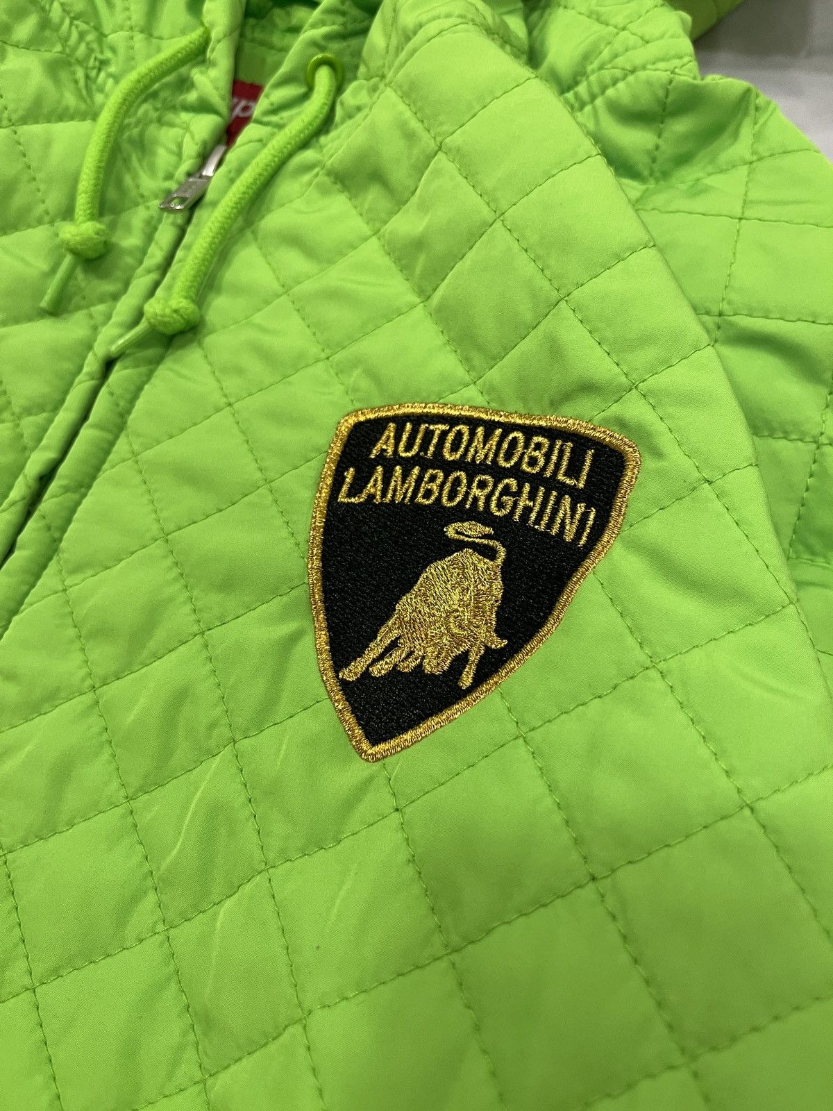 Lamborghini × Supreme Supreme x Lamborghini Quilted Hooded Bomber Jacket Size US L / EU 52-54 / 3 - 7 Thumbnail