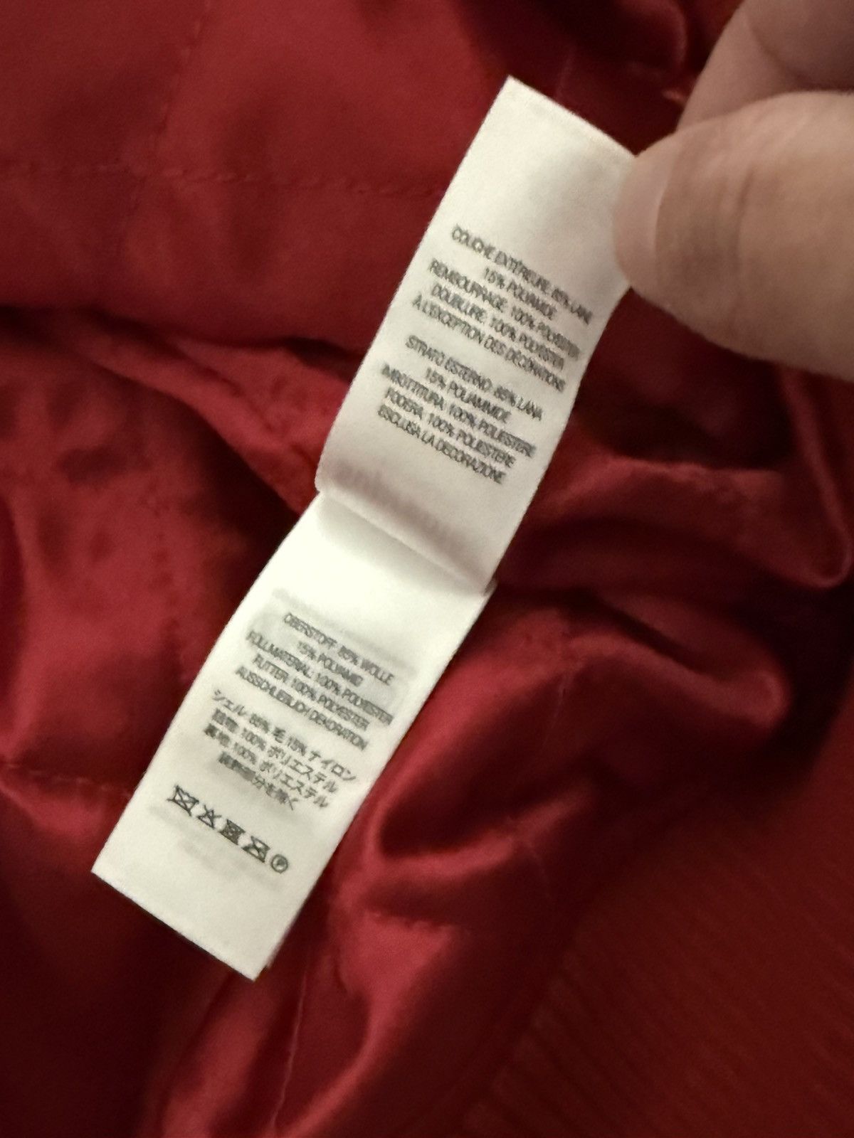 Supreme SUPREME VERITAS VARSITY JACKET SIZE MEDIUM RED Size US M / EU 48-50 / 2 - 5 Thumbnail