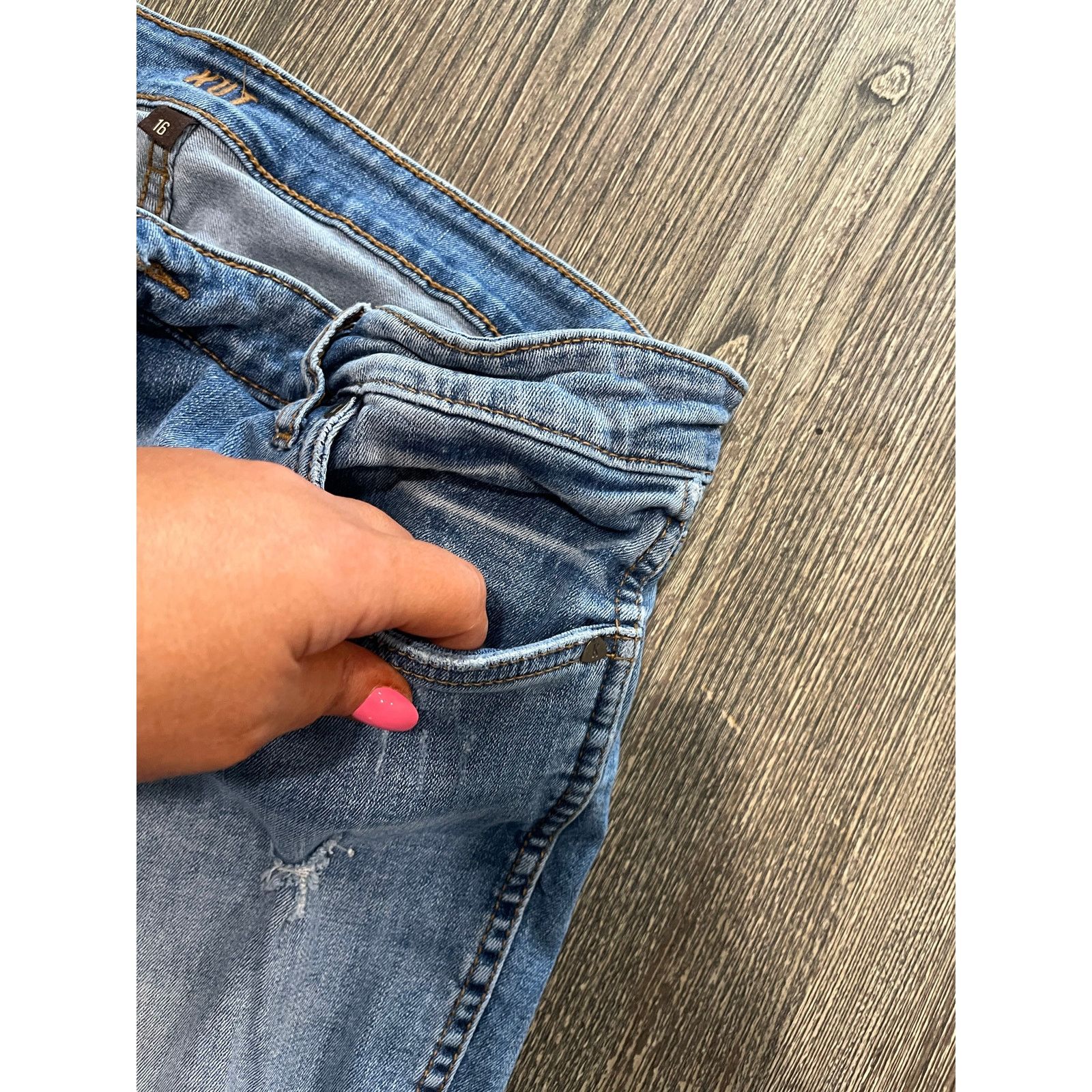 Anthropologie Kut From The Kloth Fab AB Toothpick Skinny Jeans Size 14 Size 36" / US 14 / IT 50 - 2 Thumbnail